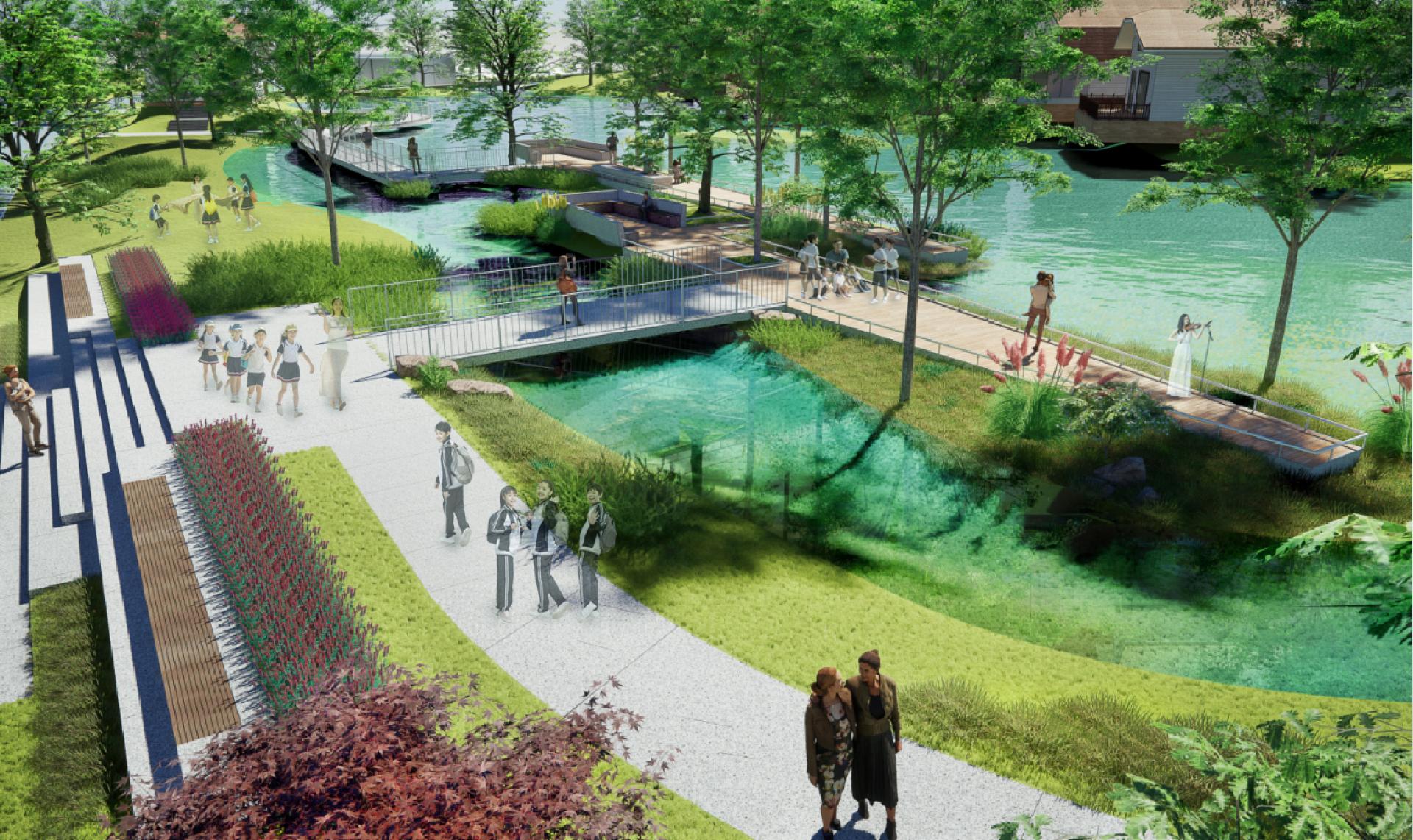 London Design Awards Winner - Resilient City · People's Park