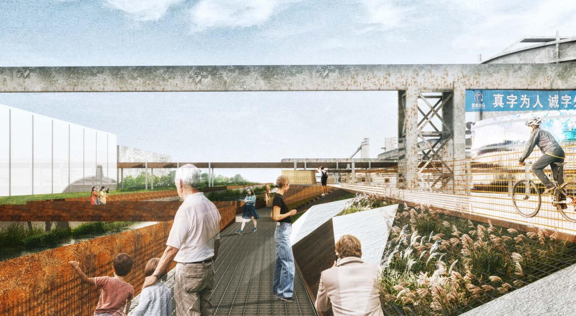 London Design Awards Winner - Crafting the Landscape in an Active Steel Plant
