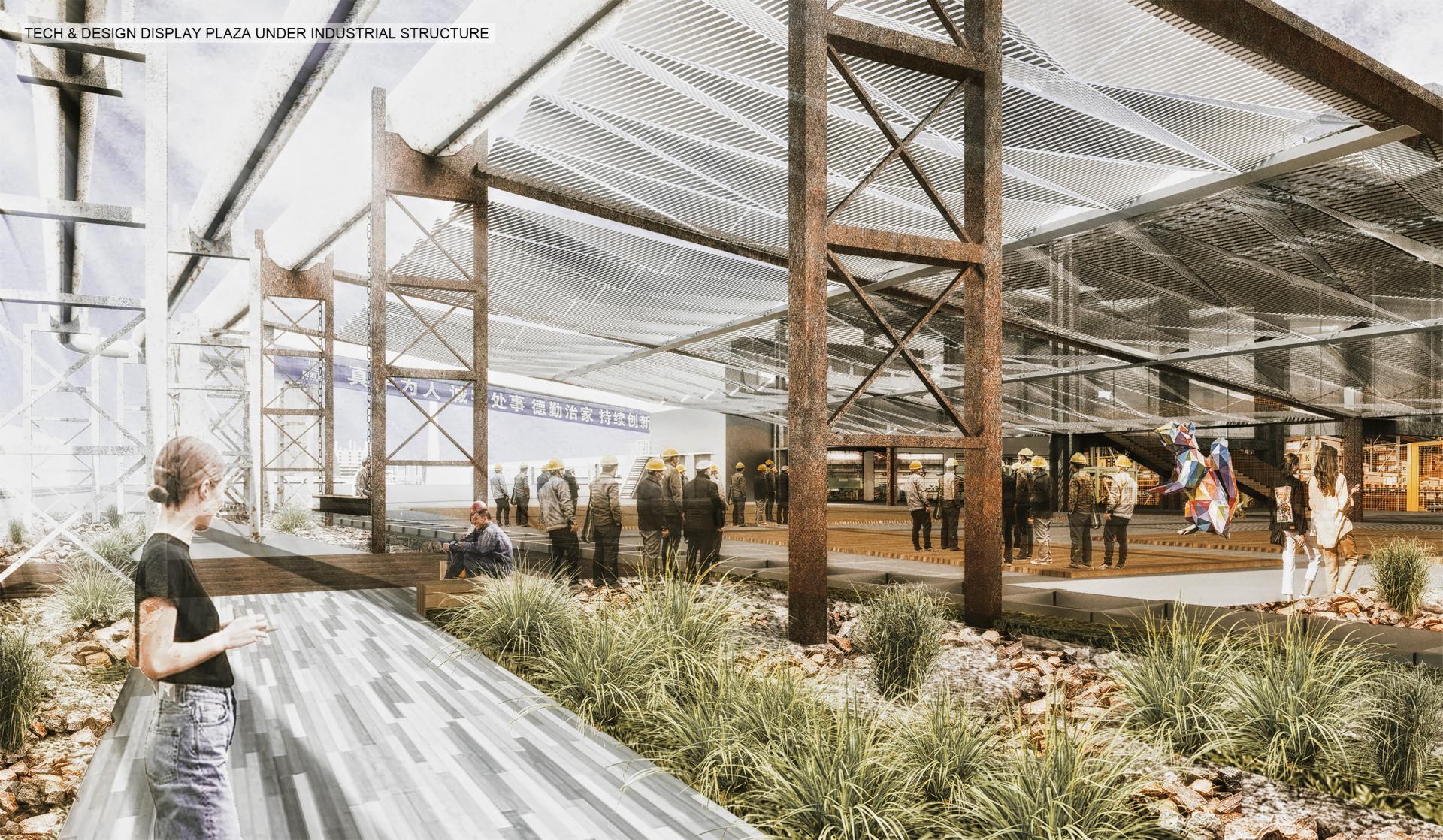 London Design Awards Winner - Crafting the Landscape in an Active Steel Plant