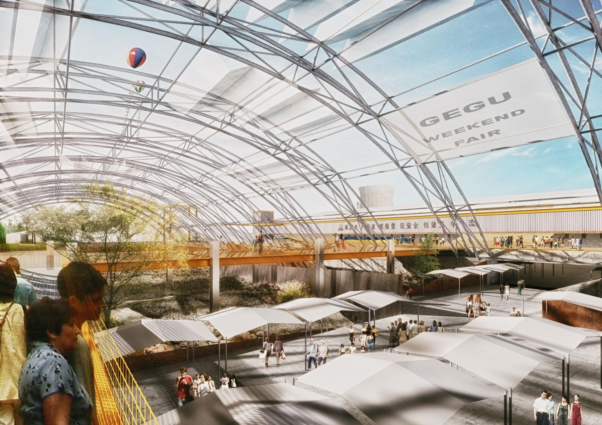 London Design Awards Winner - Crafting the Landscape in an Active Steel Plant