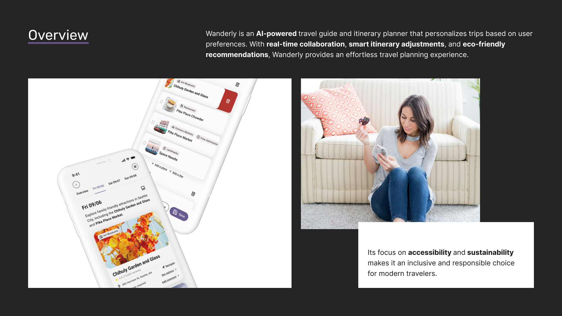 London Design Awards Winner - Wanderly - Smart, Personalized Travel Companion 