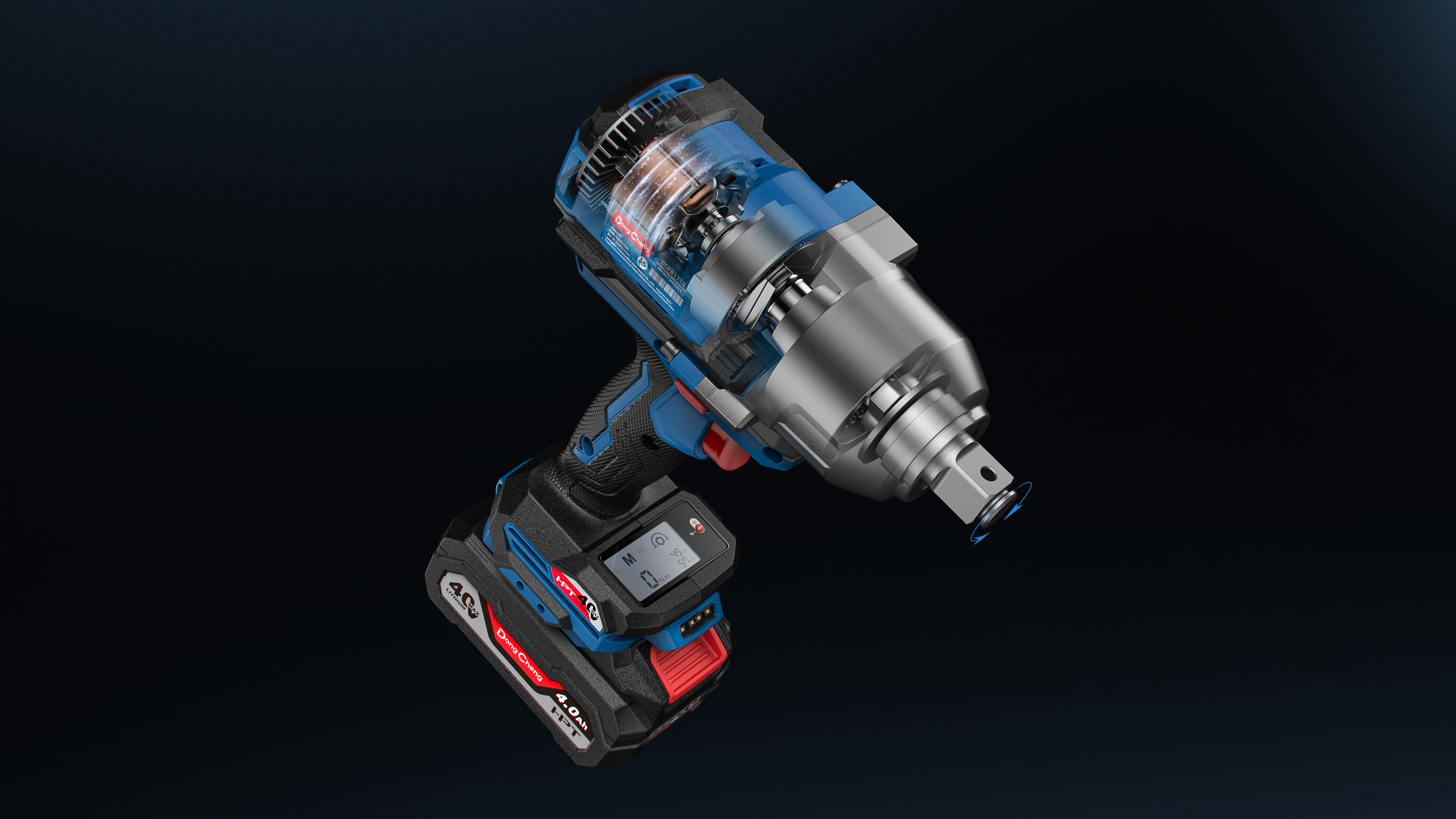 London Design Awards Winner - 40V Cordless Brushless Impact Wrench