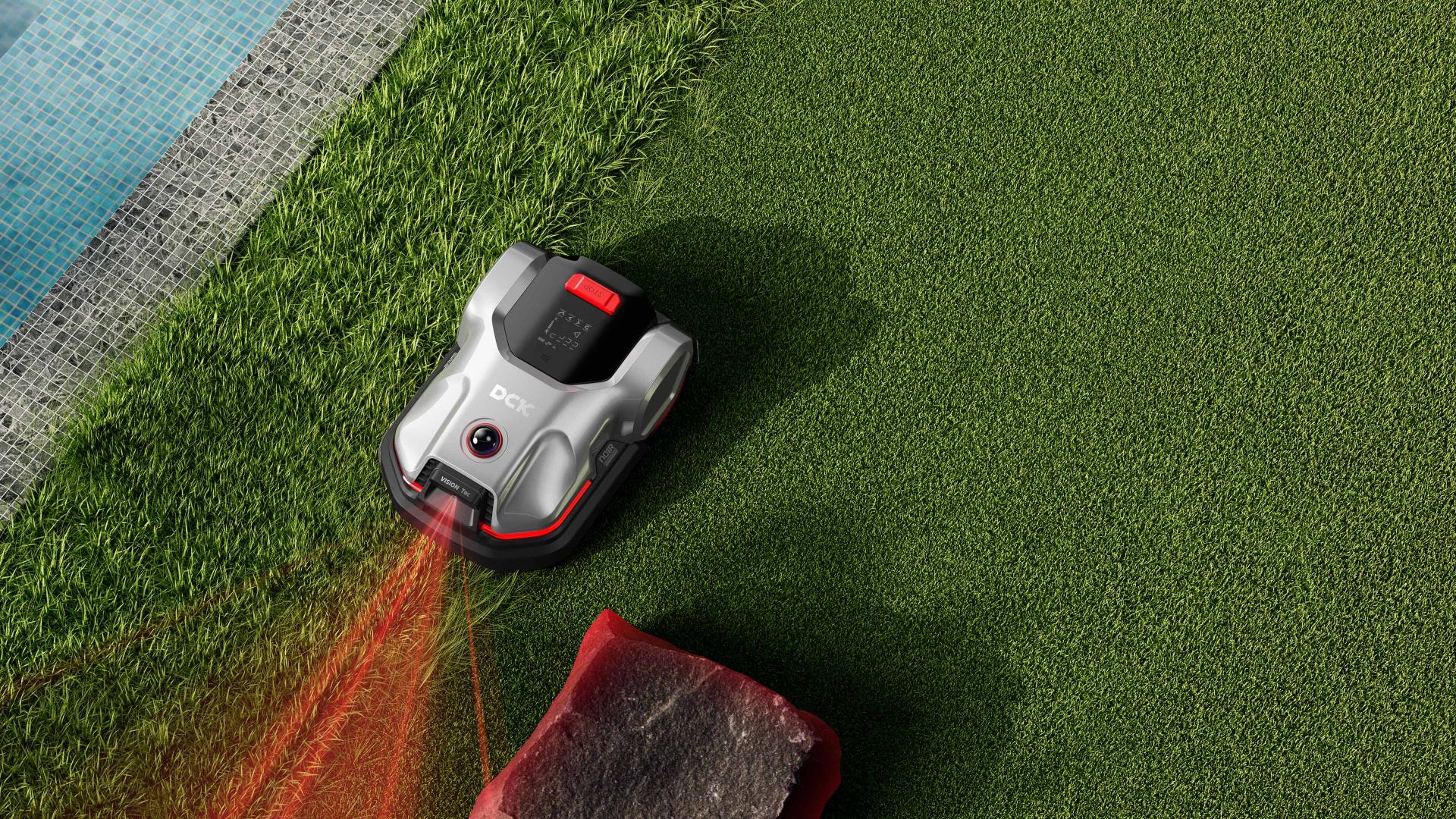 London Design Awards Winner - Boundary Wire-Free Robotic Lawn Mower