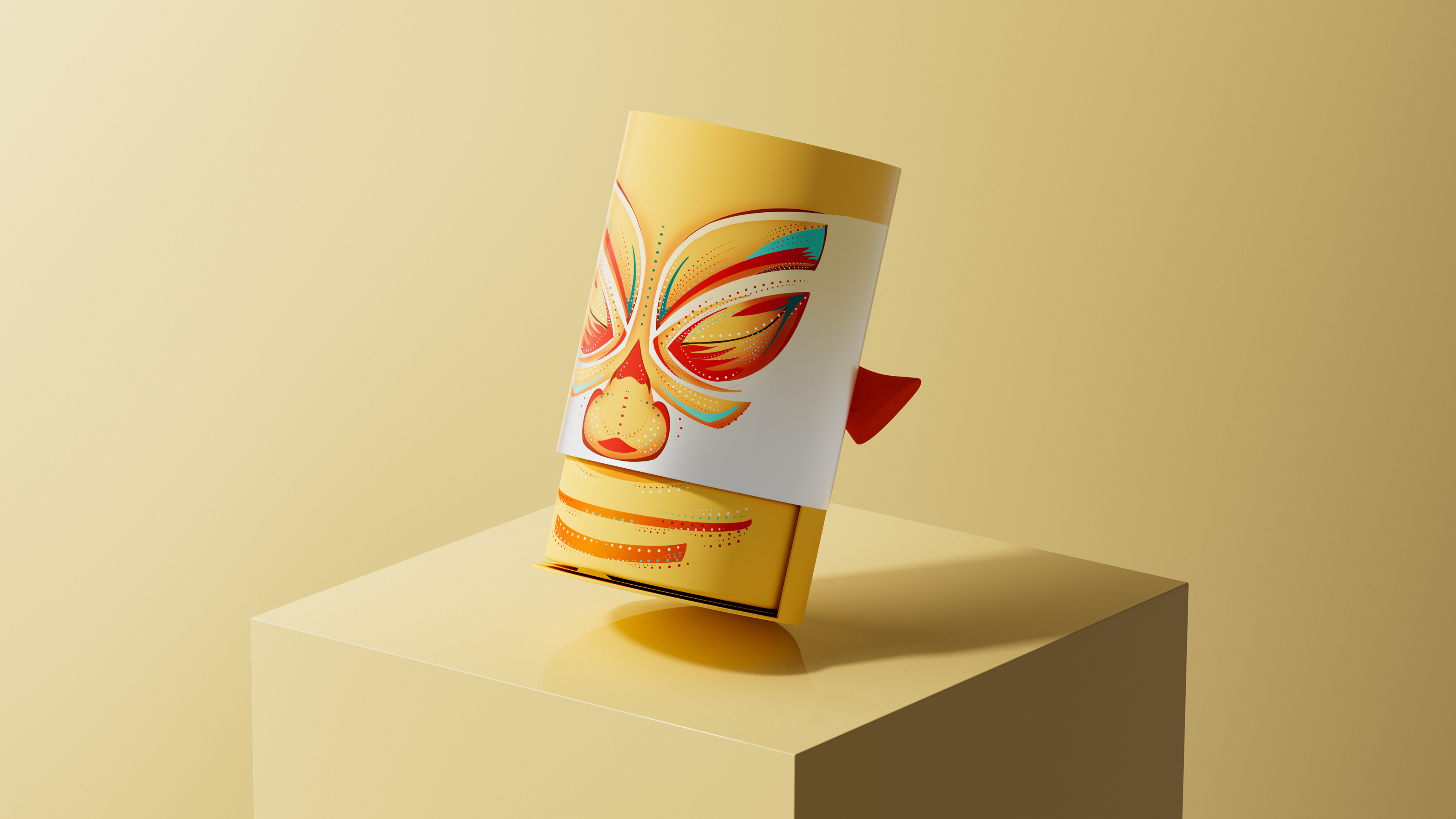 London Design Awards Winner - Sanxingdui Mask-Themed Bath Bomb Packaging