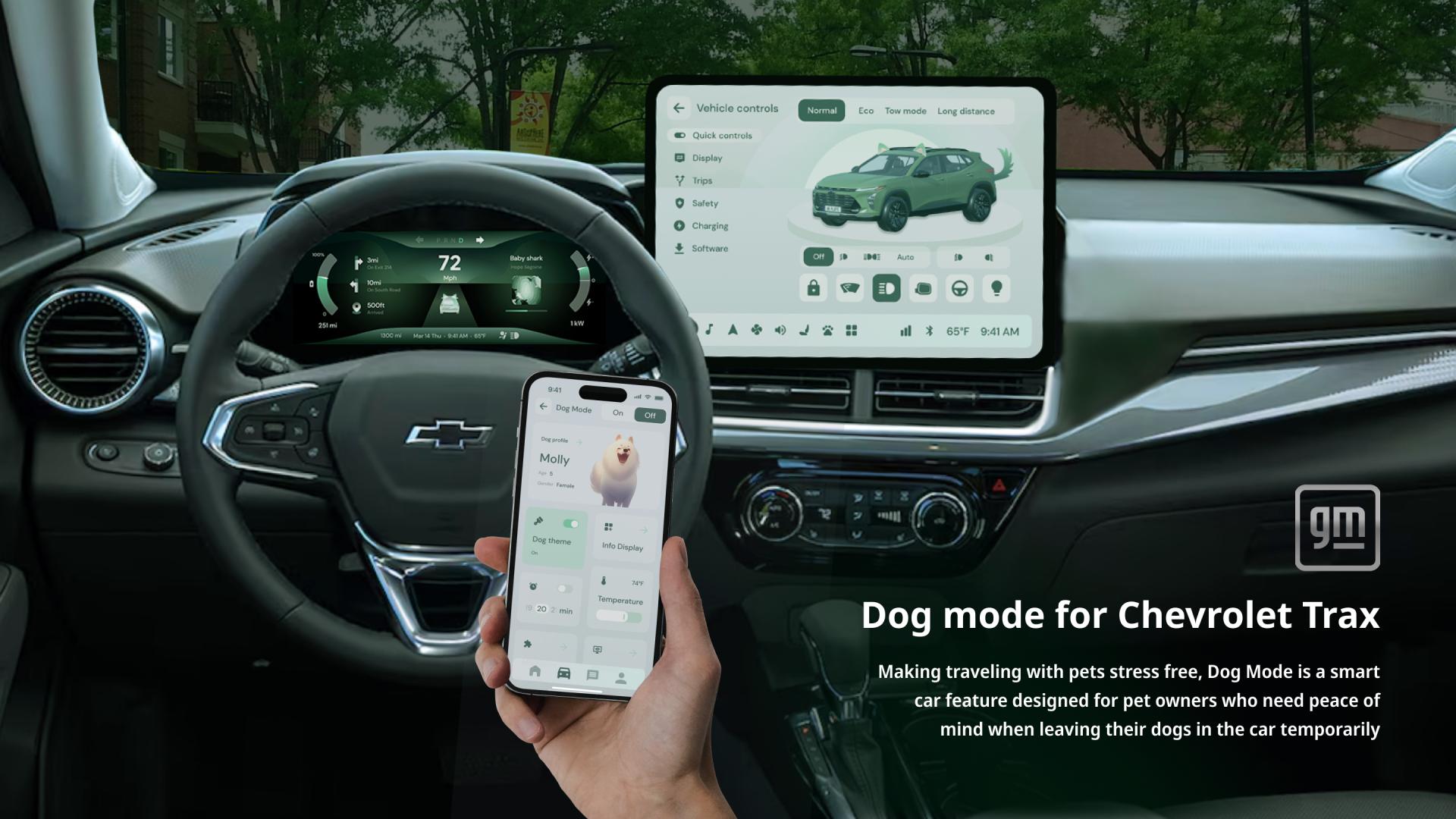 London Design Awards Winner - Dog Mode for Chevrolet Trax