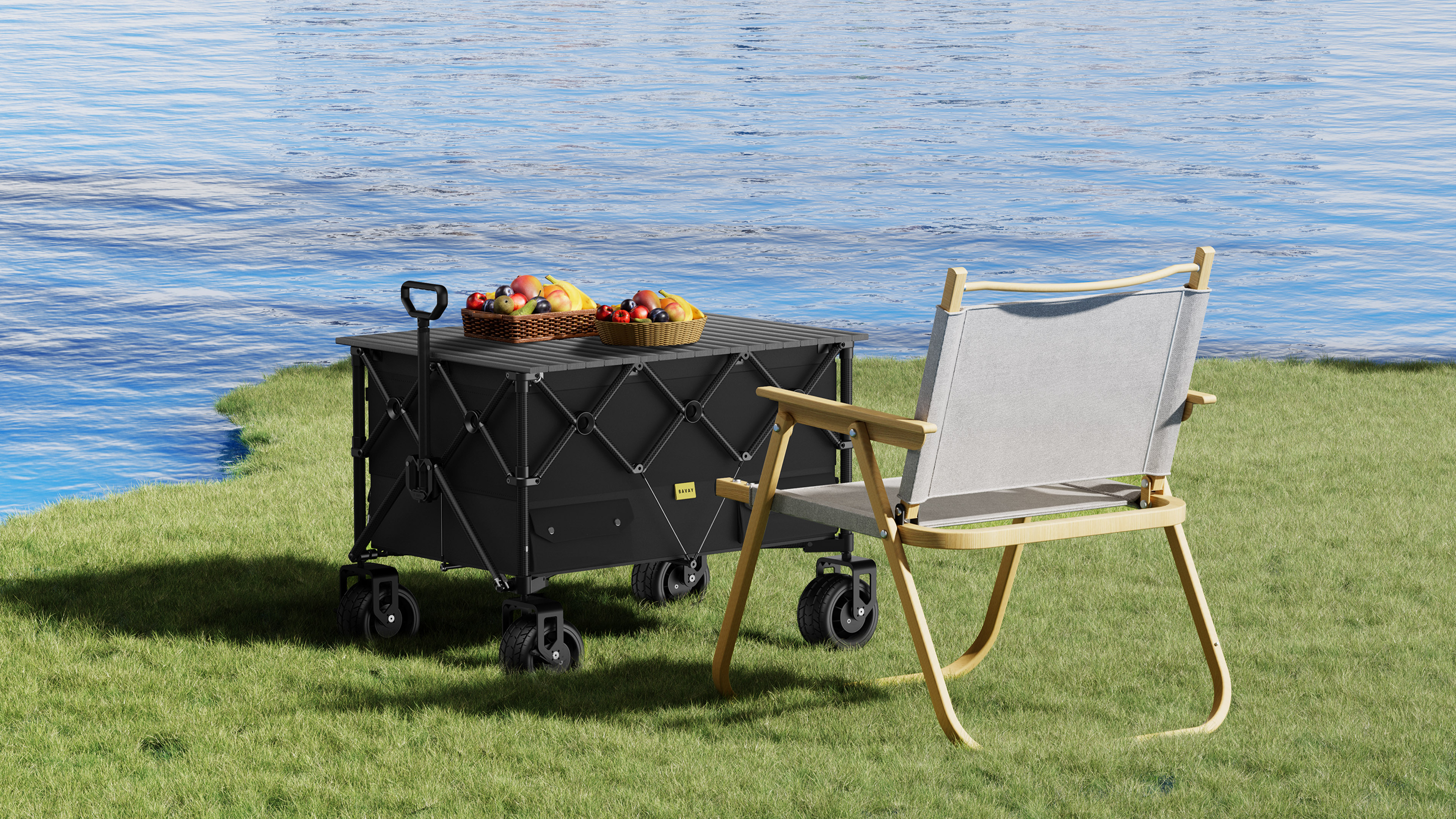 London Design Awards Winner - Bavay X-LINK Folding Wagon