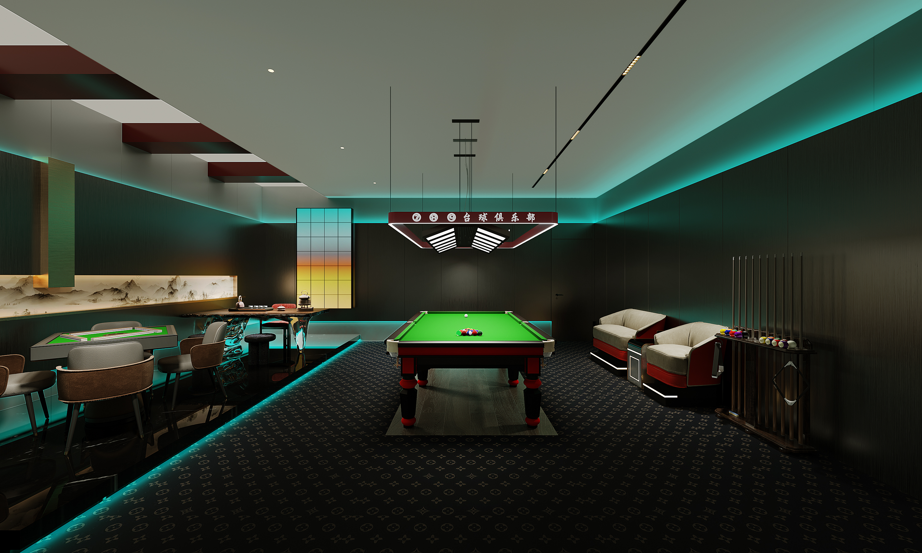 London Design Awards Winner - Hengyang 789 Billiard Club --- Geese Returning to Nest 