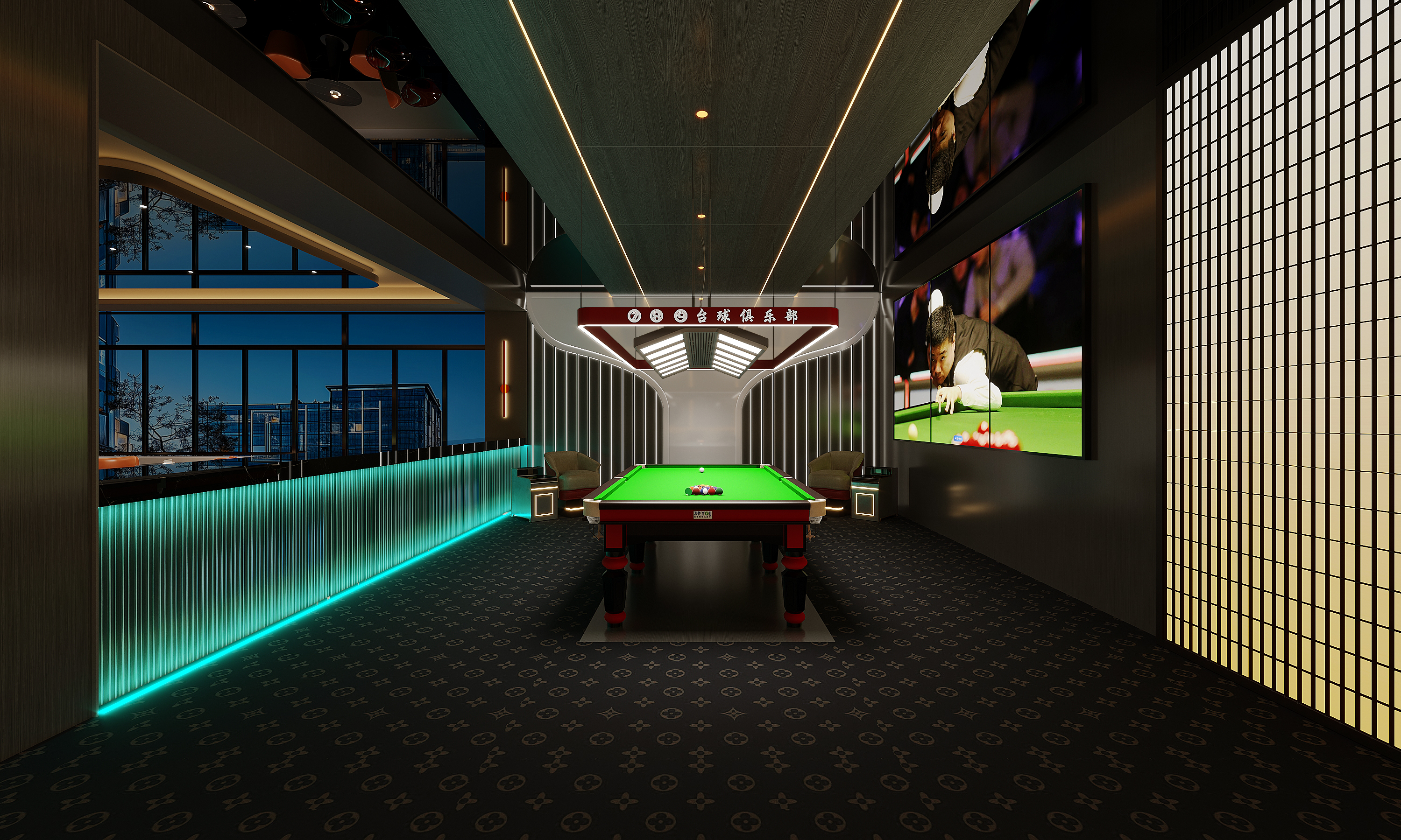 London Design Awards Winner - Hengyang 789 Billiard Club --- Geese Returning to Nest 