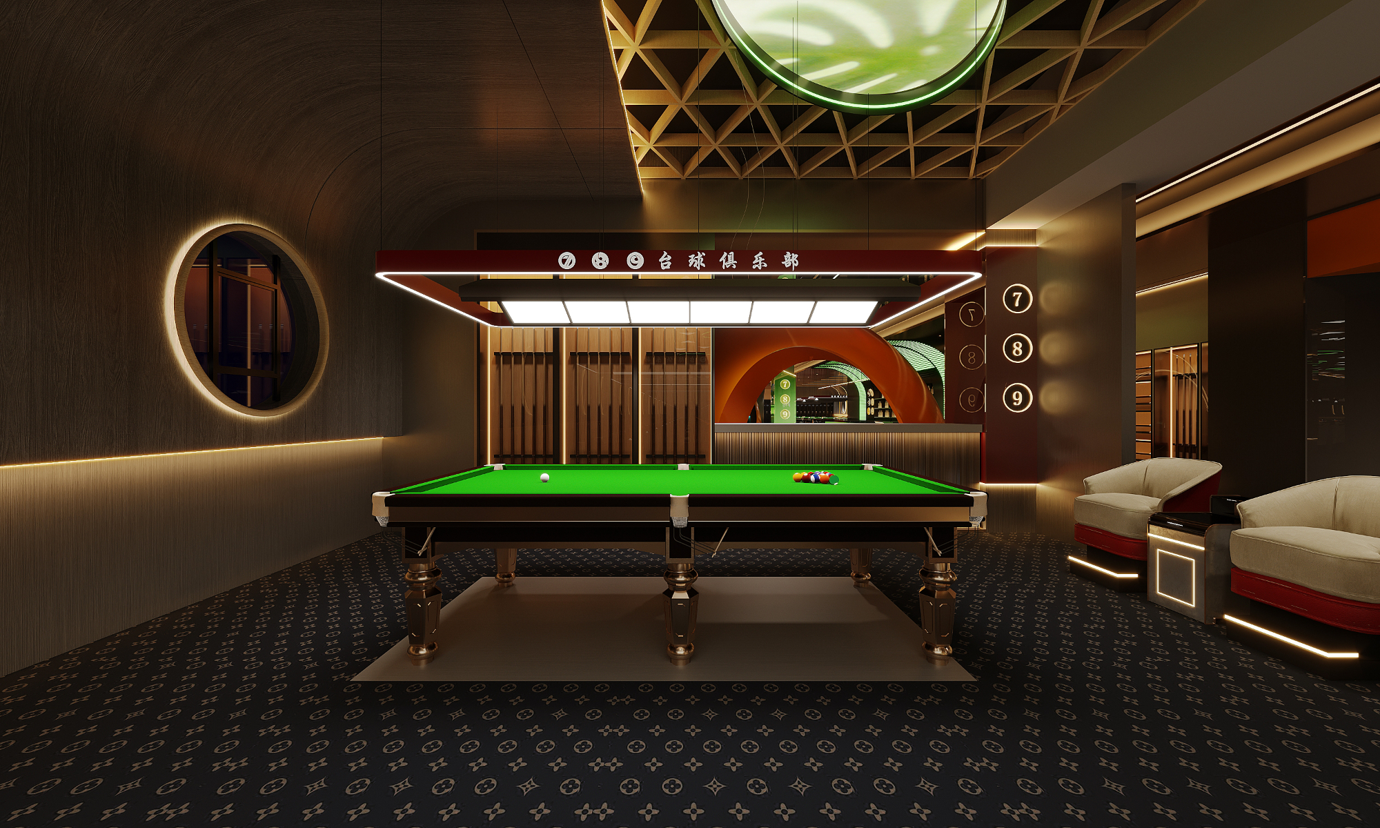 London Design Awards Winner - Hengyang 789 Billiard Club --- Geese Returning to Nest 