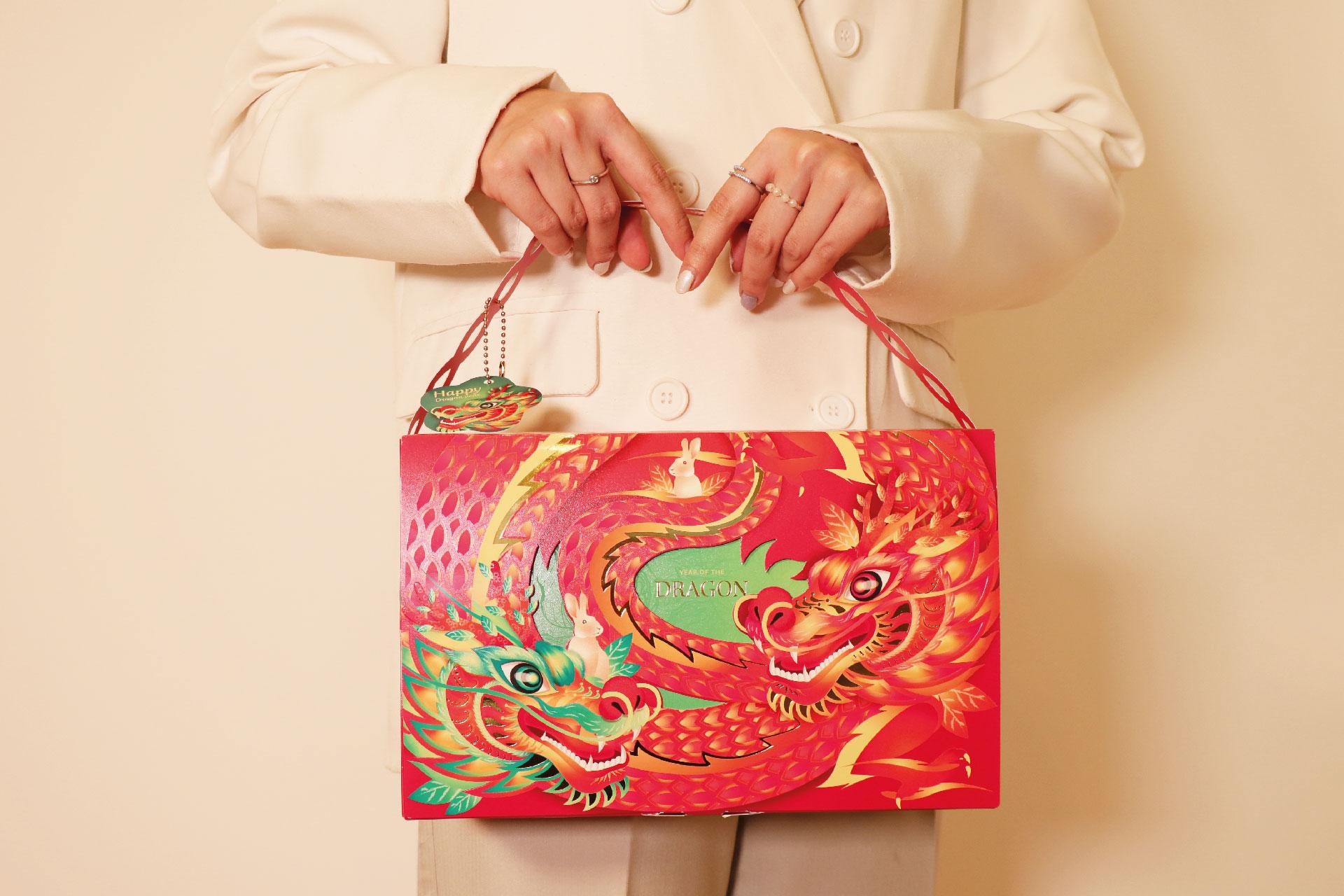 London Design Awards Winner - Dragon Gift Bag with reusable