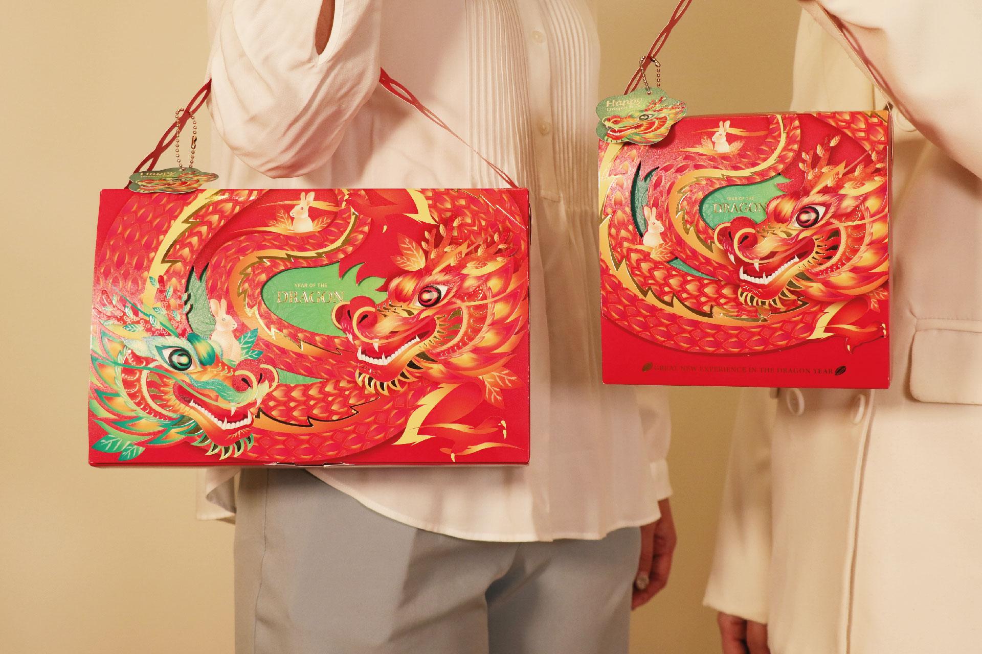 London Design Awards Winner - Dragon Gift Bag with reusable