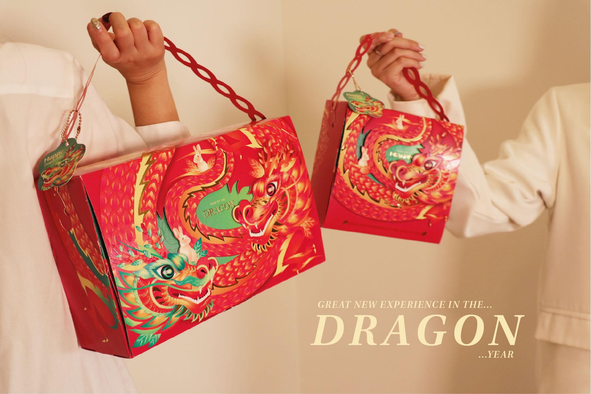 London Design Awards Winner - Dragon Gift Bag with reusable