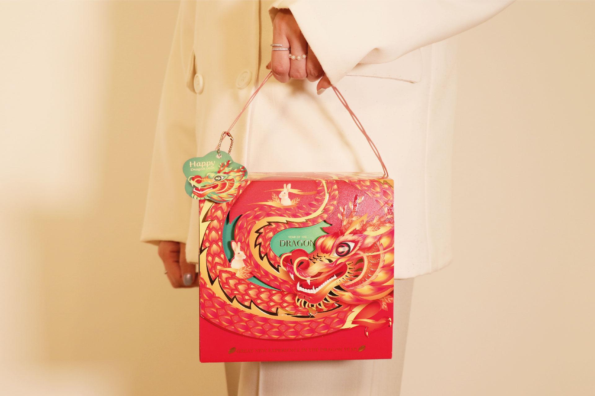 London Design Awards Winner - Dragon Gift Bag with reusable