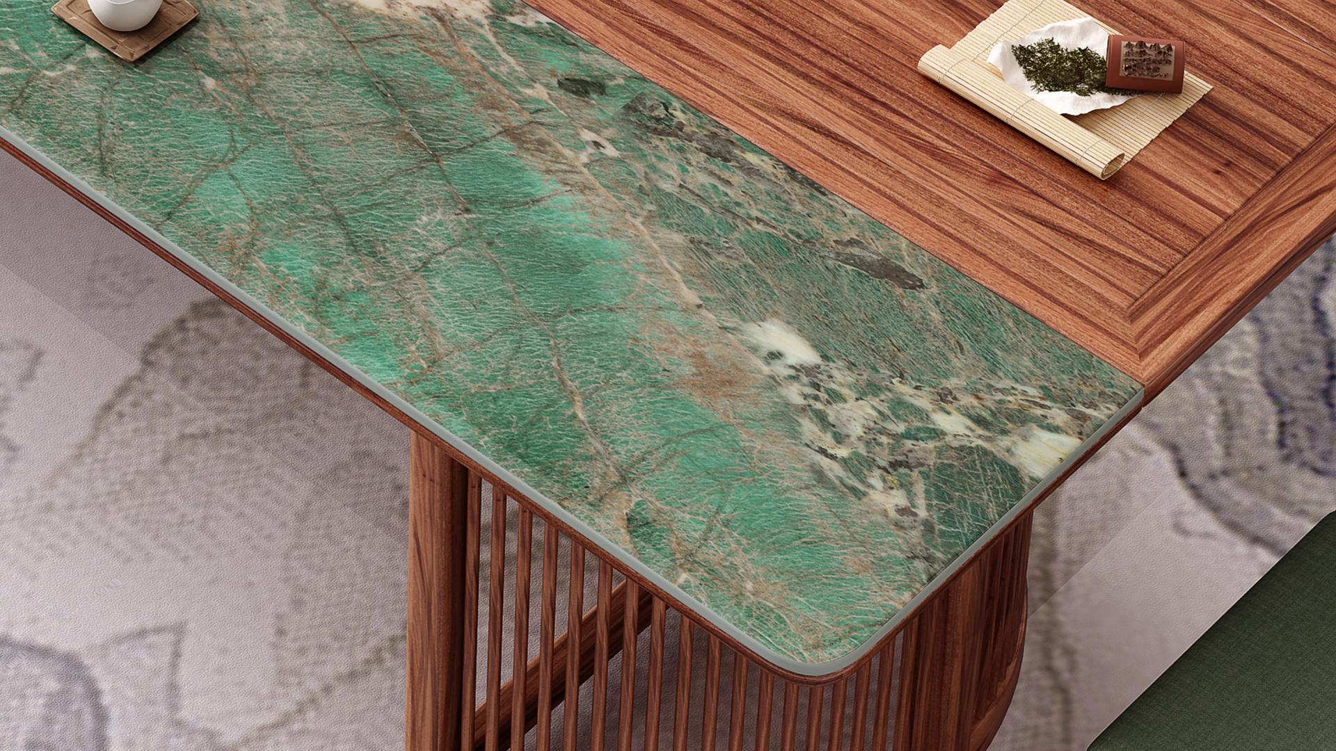 London Design Awards Winner - Solid wood rock plate tea table and chair
