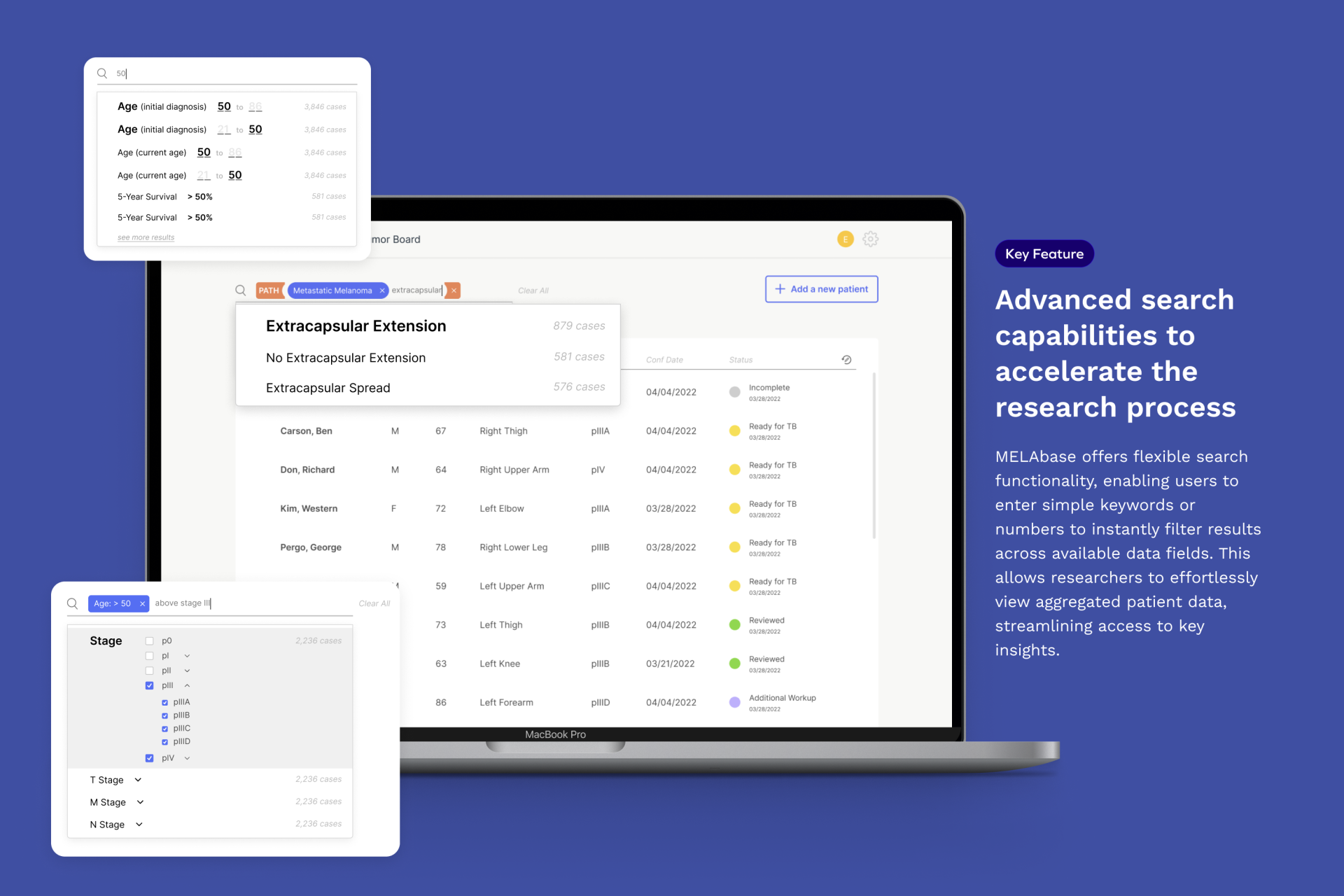 London Design Awards Winner -  MELAbase: Bridging Cancer Research and Clinical Practice