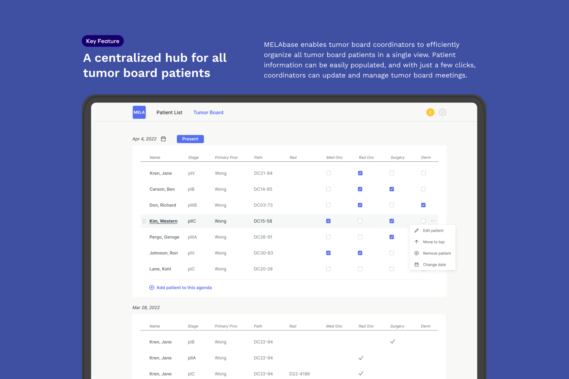 London Design Awards Winner -  MELAbase: Bridging Cancer Research and Clinical Practice