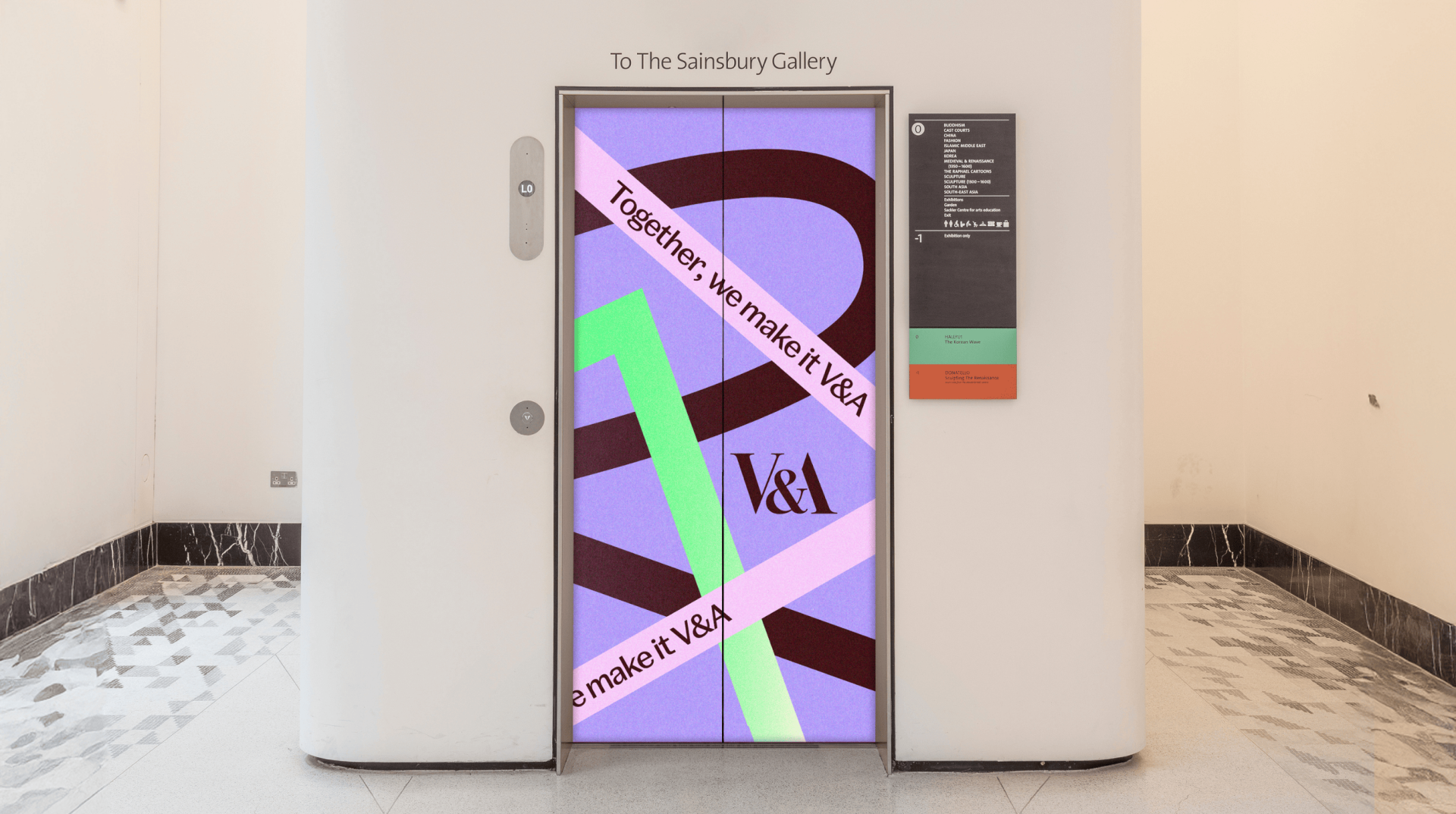 London Design Awards Winner - Together, we make it V&A