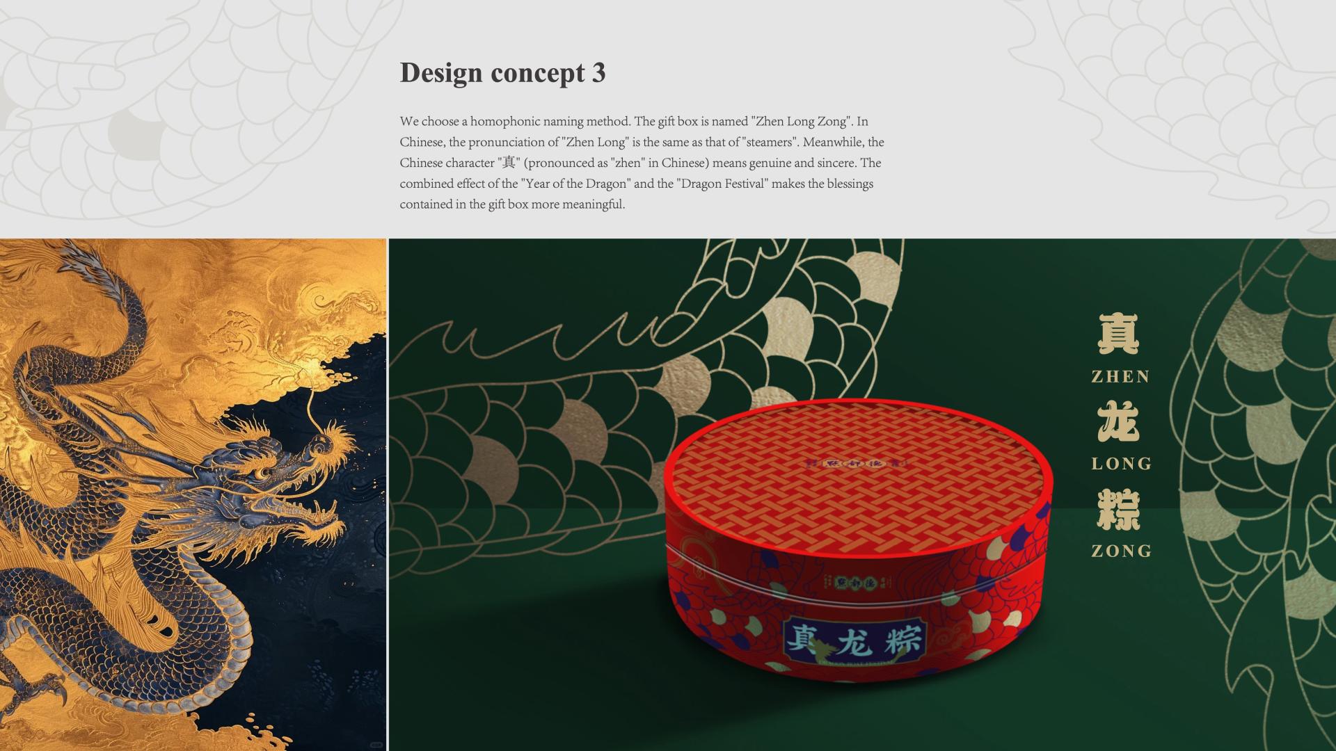 London Design Awards Winner - Cantonese Teahouse Dragon Year Dragon Boat Festival Gift Box