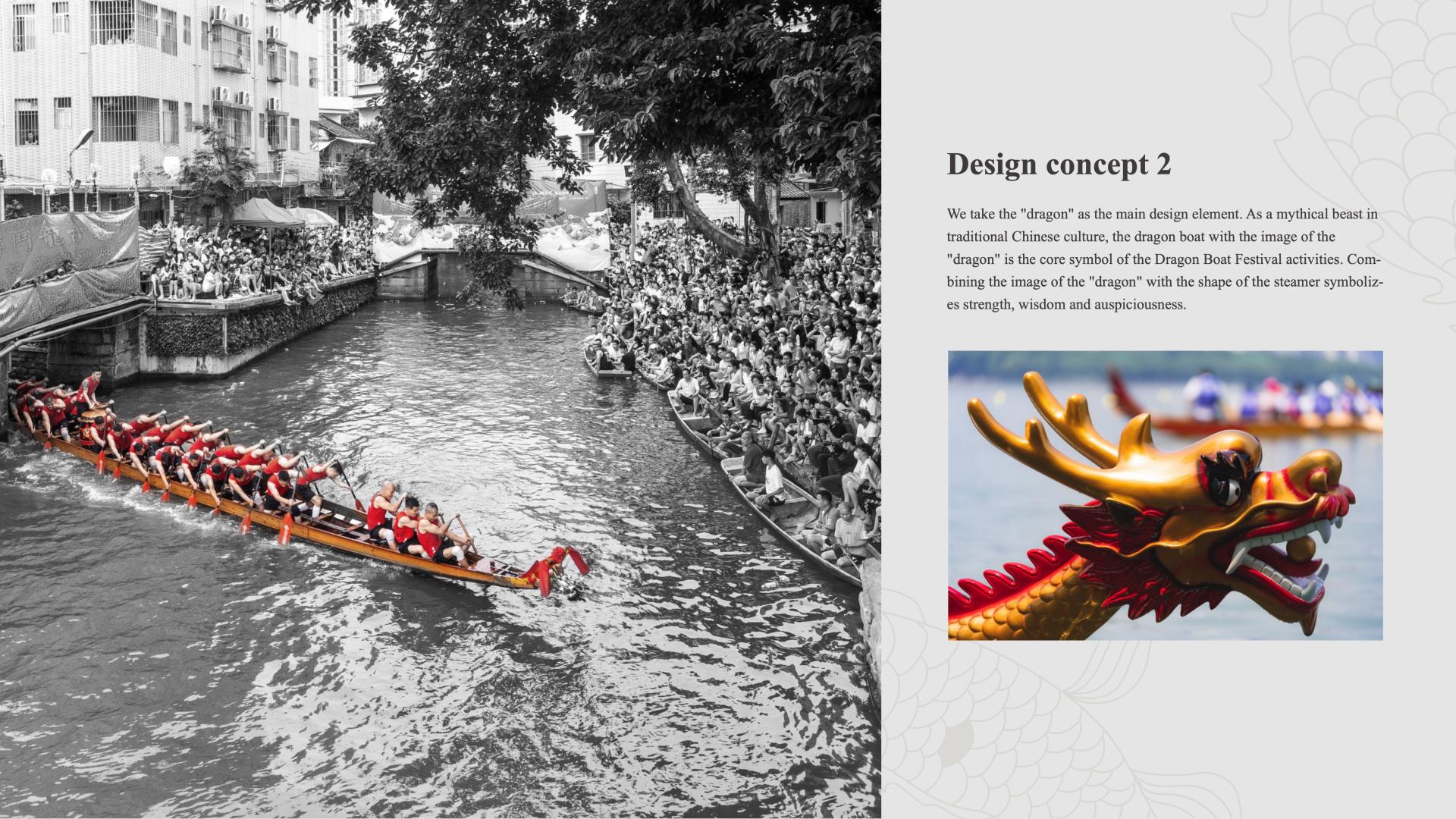 London Design Awards Winner - Cantonese Teahouse Dragon Year Dragon Boat Festival Gift Box