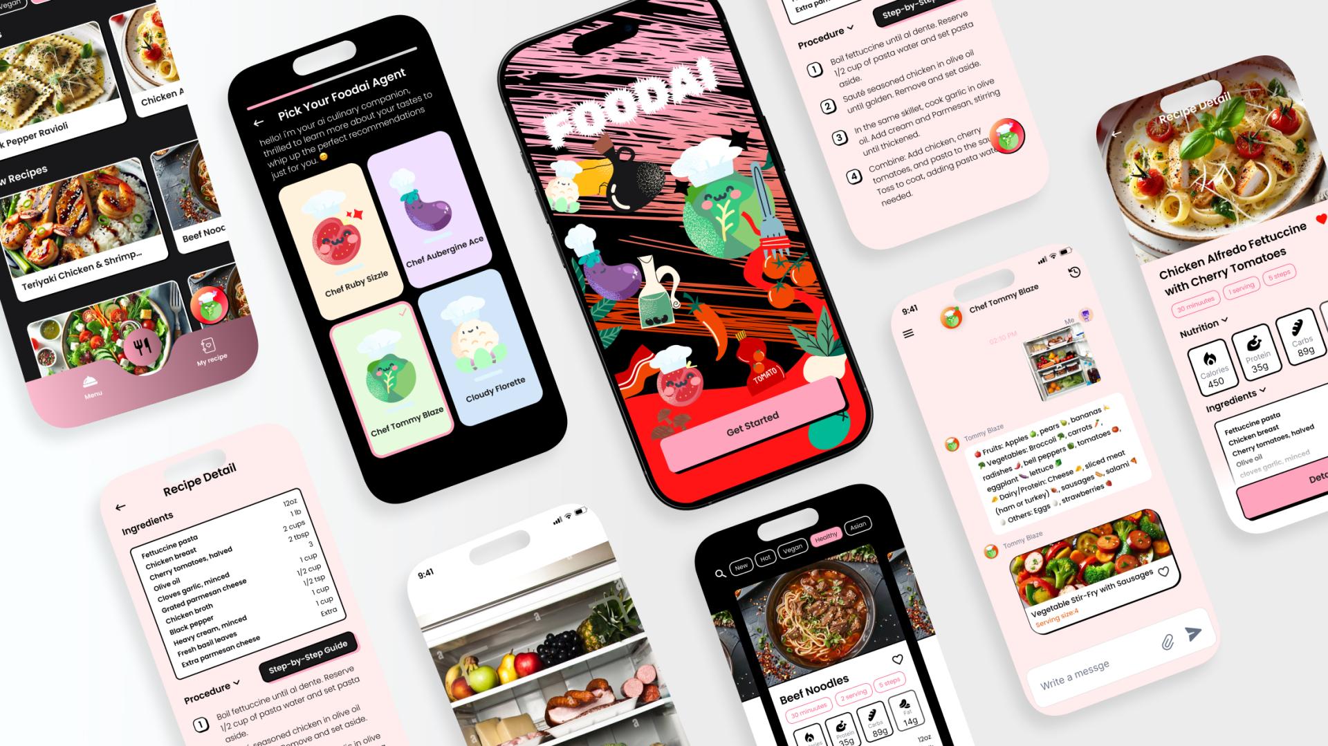 London Design Awards Winner - FOODAI: Your Personalized AI Cooking Assistant