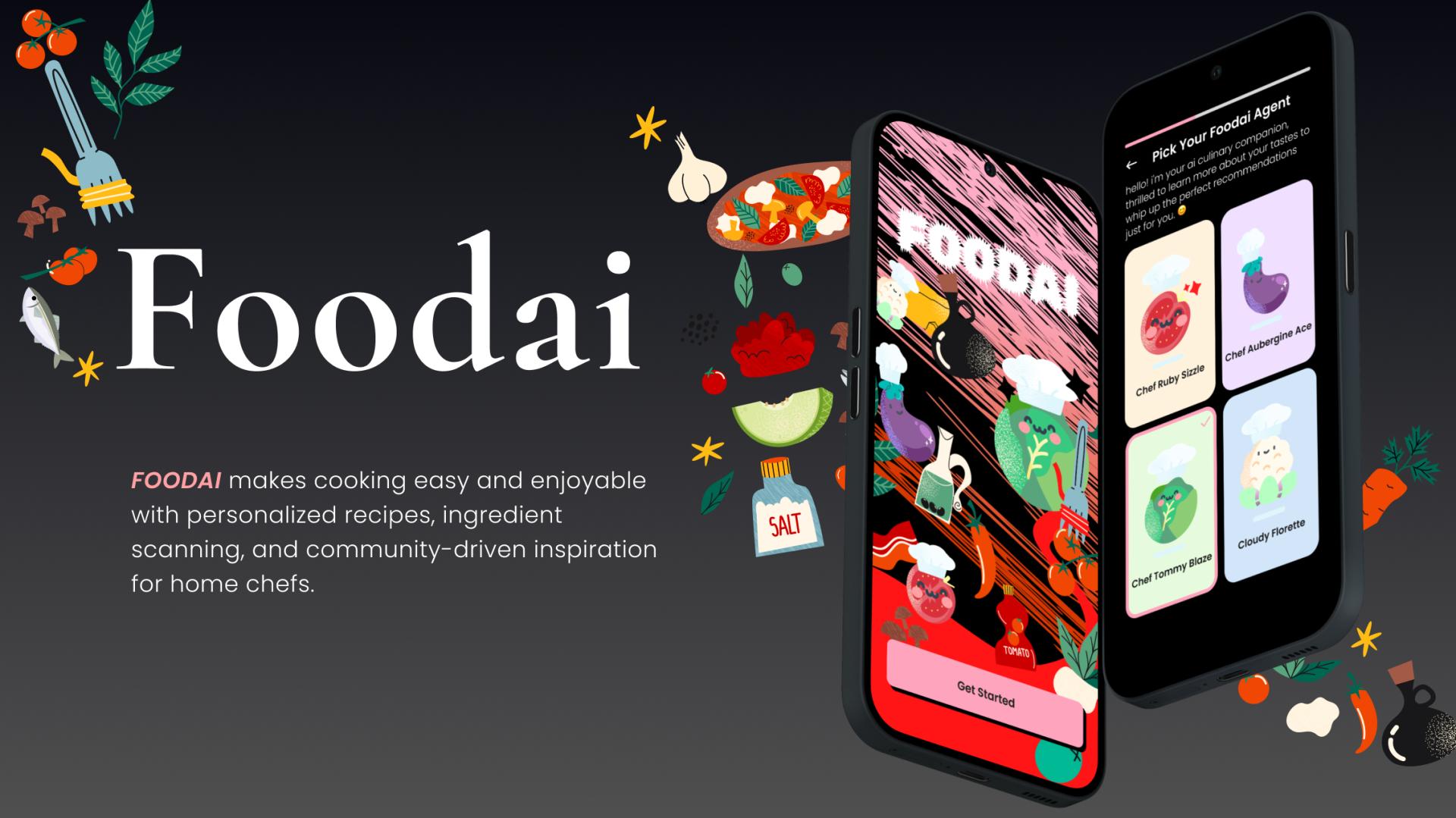 London Design Awards Winner - FOODAI: Your Personalized AI Cooking Assistant