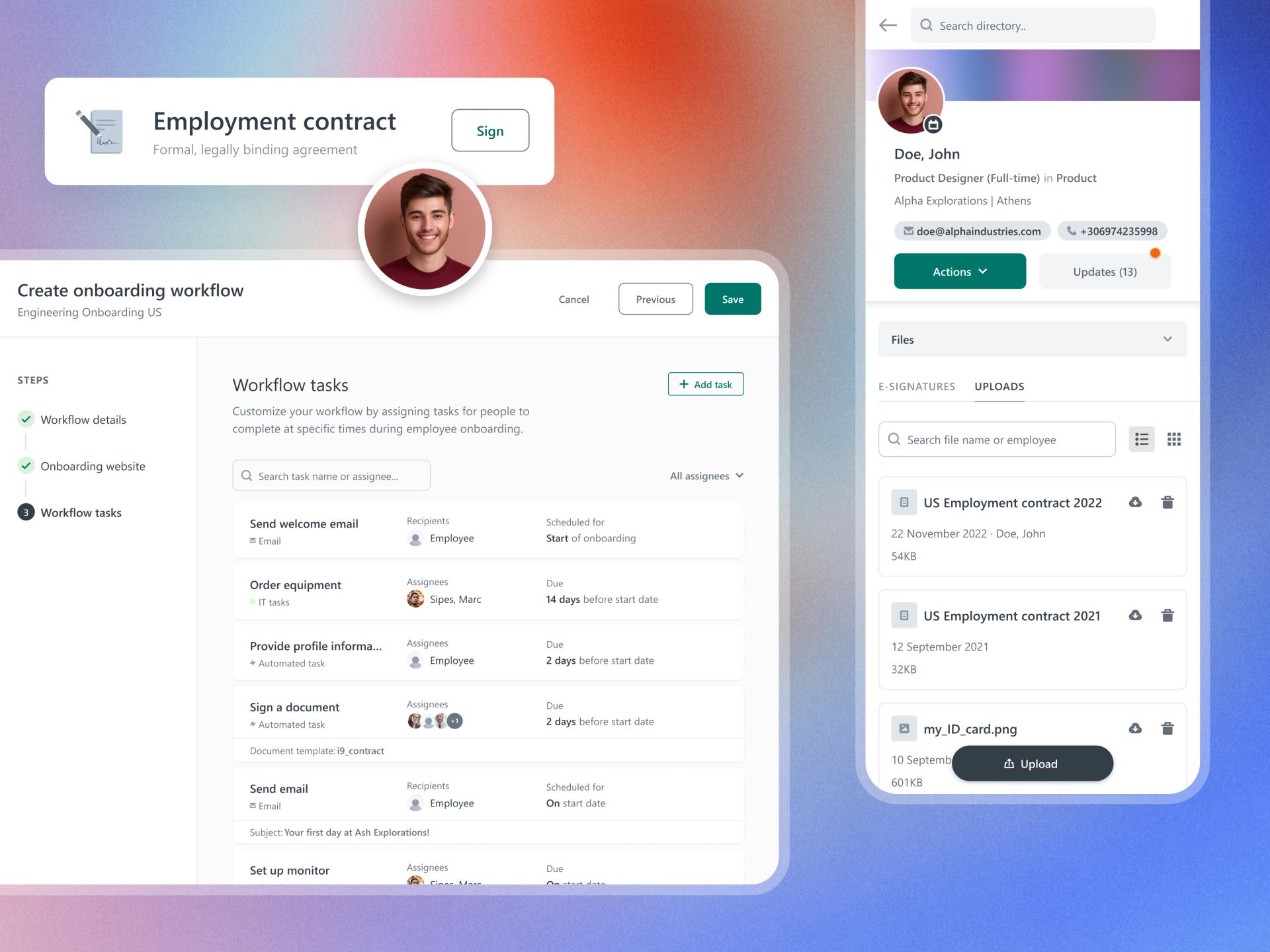London Design Awards Winner - An all-in-one employee management system