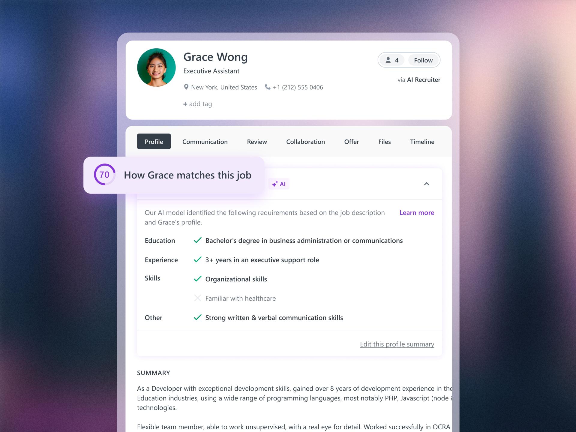 London Design Awards Winner - The Future of Hiring: AI in Recruitment