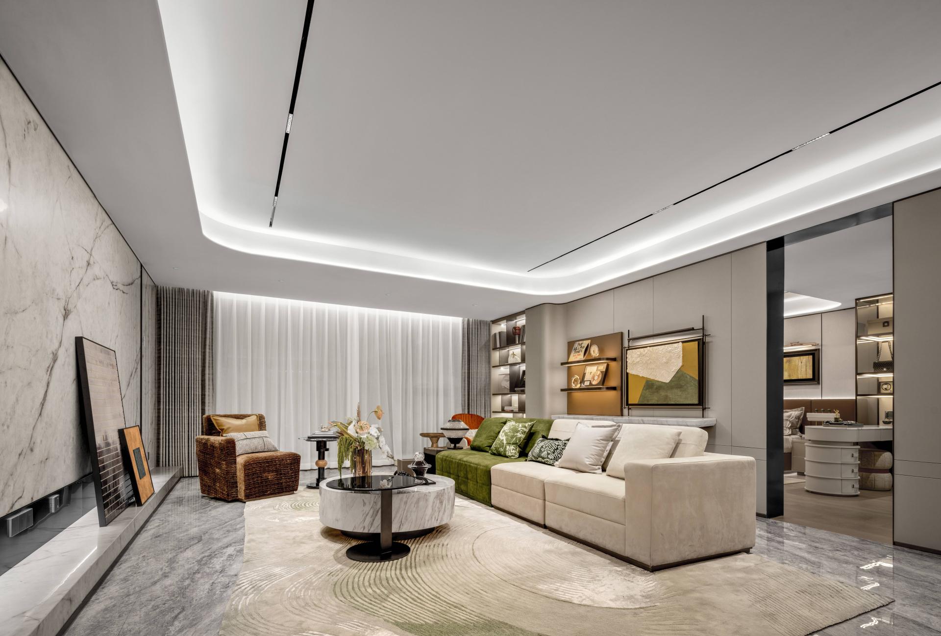 London Design Awards Winner - HONOR MANSION Soft Decoration Design of Model Room