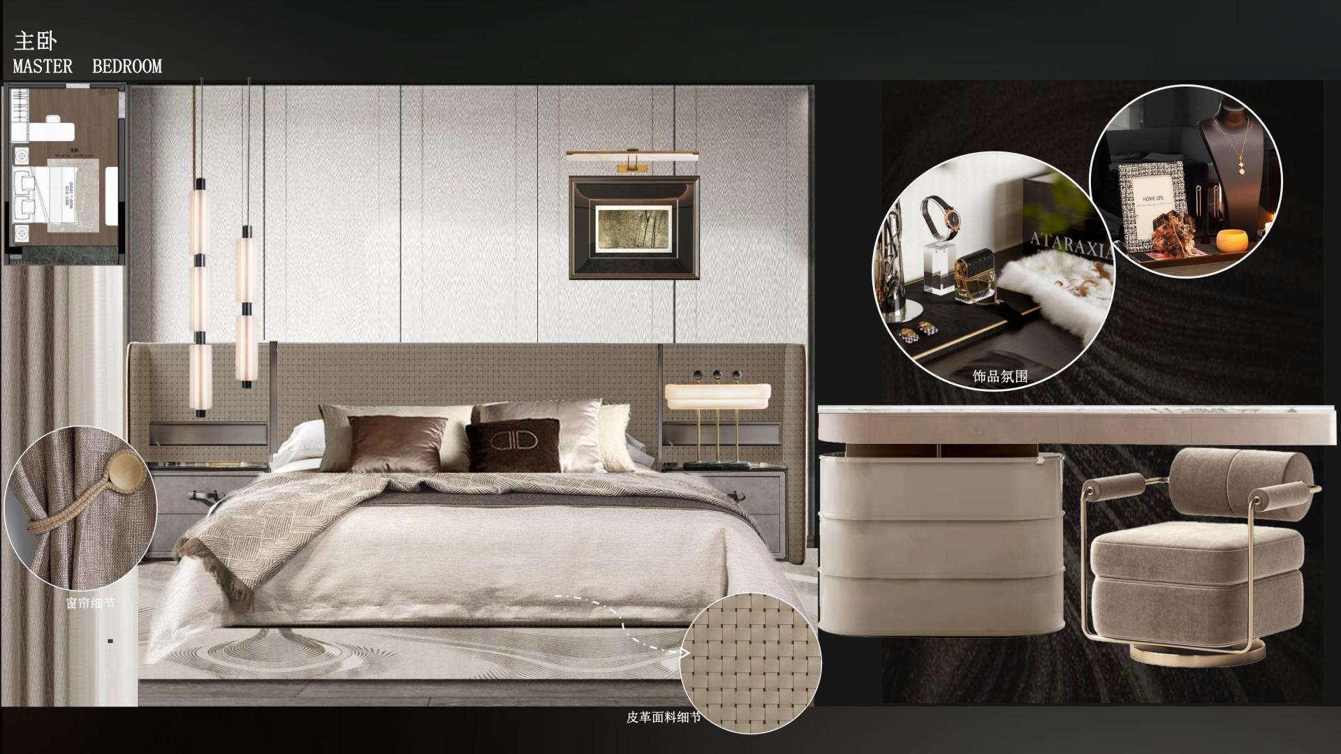 London Design Awards Winner - HONOR MANSION Soft Decoration Design of Model Room