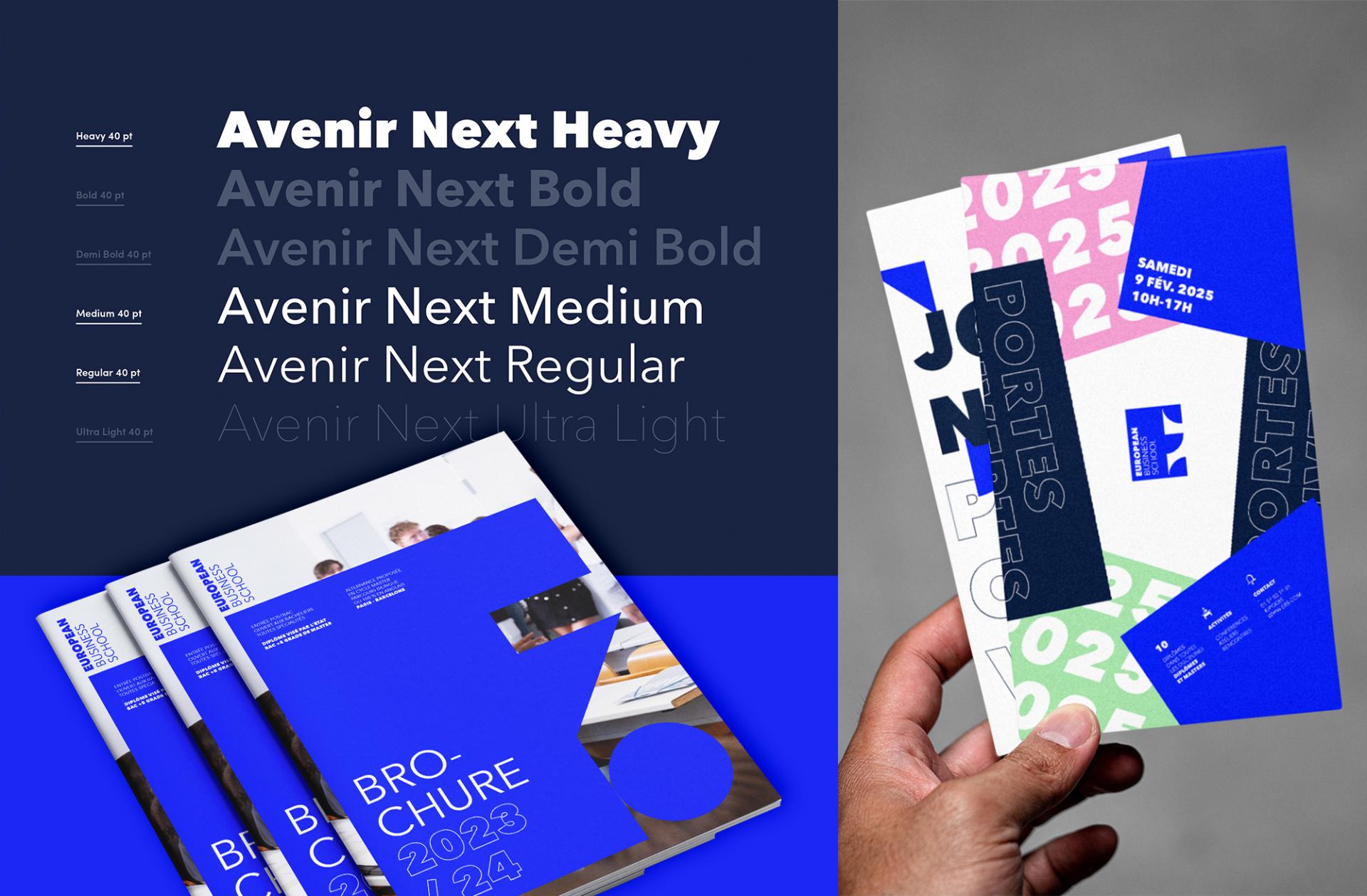 London Design Awards Winner - European Business School full rebranding