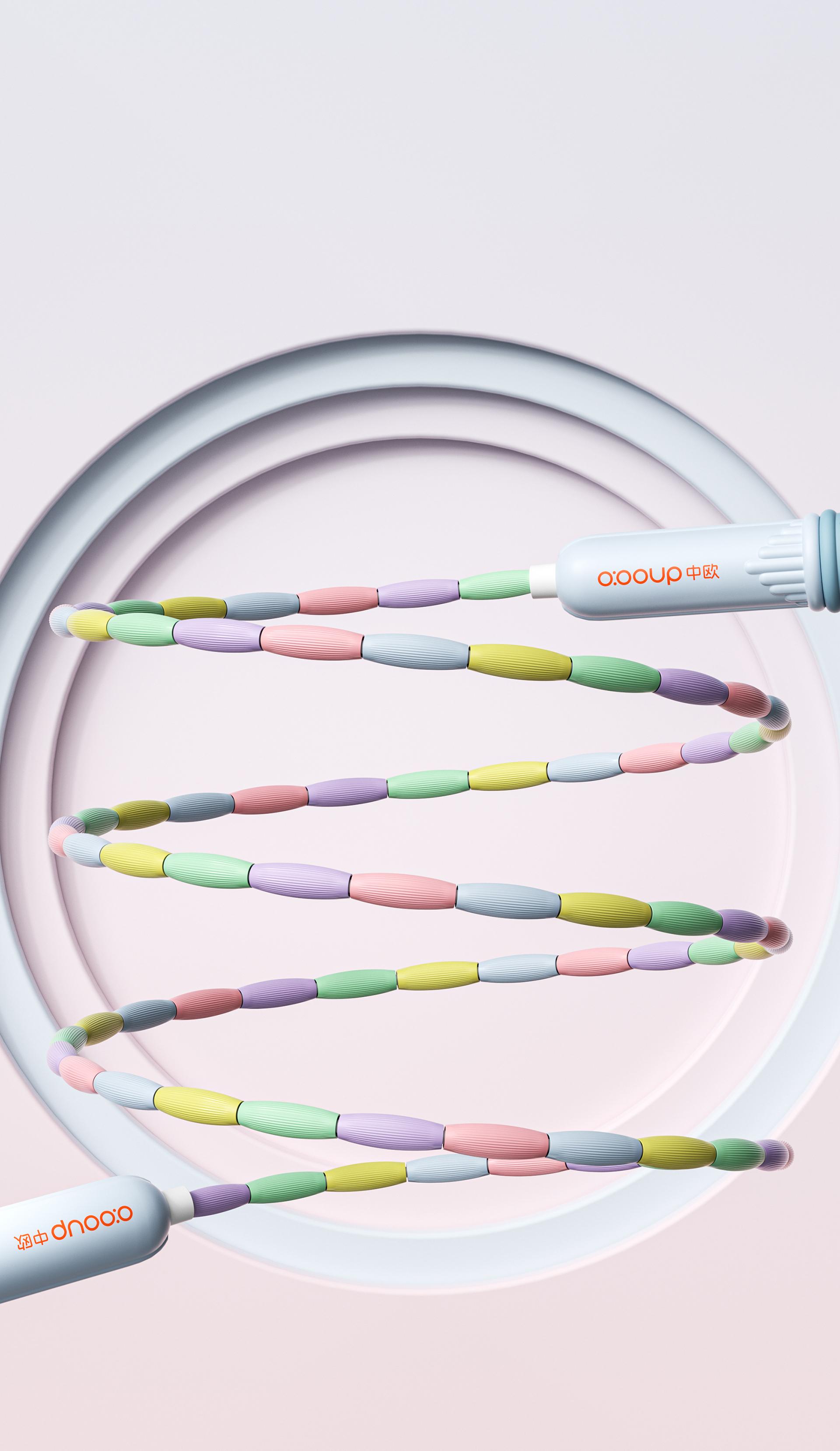London Design Awards Winner - OOOUP China-Europe Roman Column Bamboo Joint Jump Rope