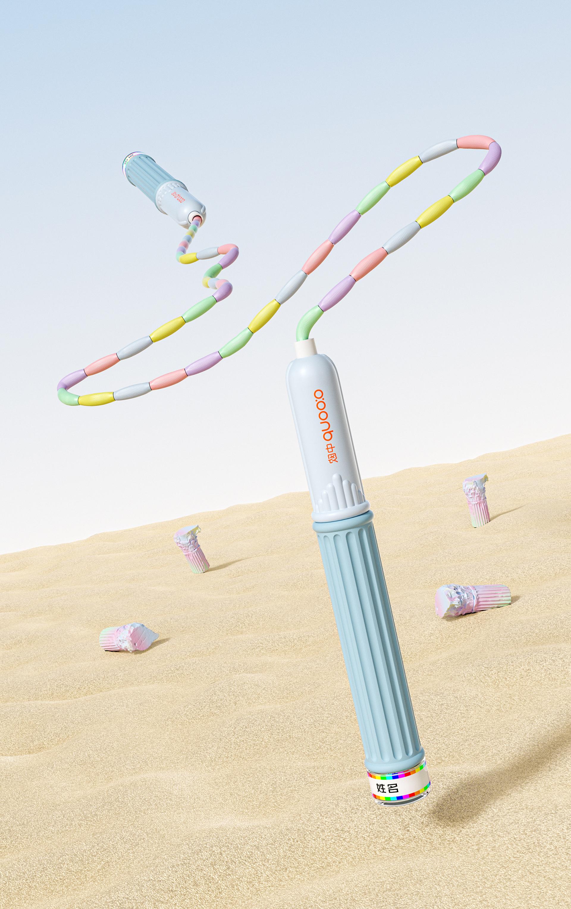 London Design Awards Winner - OOOUP China-Europe Roman Column Bamboo Joint Jump Rope
