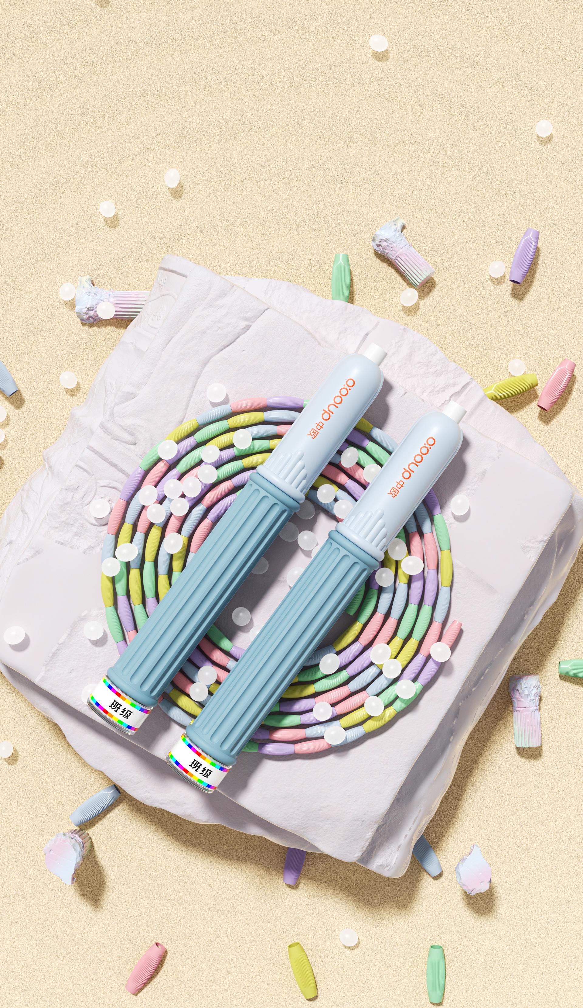 London Design Awards Winner - OOOUP China-Europe Roman Column Bamboo Joint Jump Rope