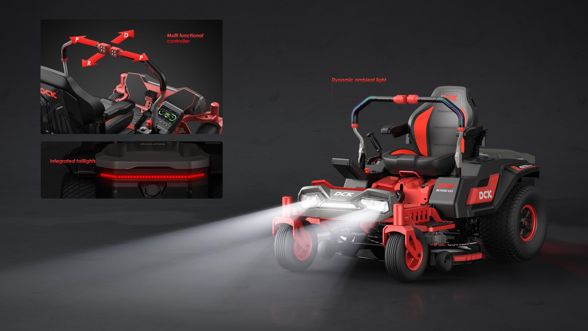 London Design Awards Winner - 58V 42＂Ride-On Zero Turn Mower