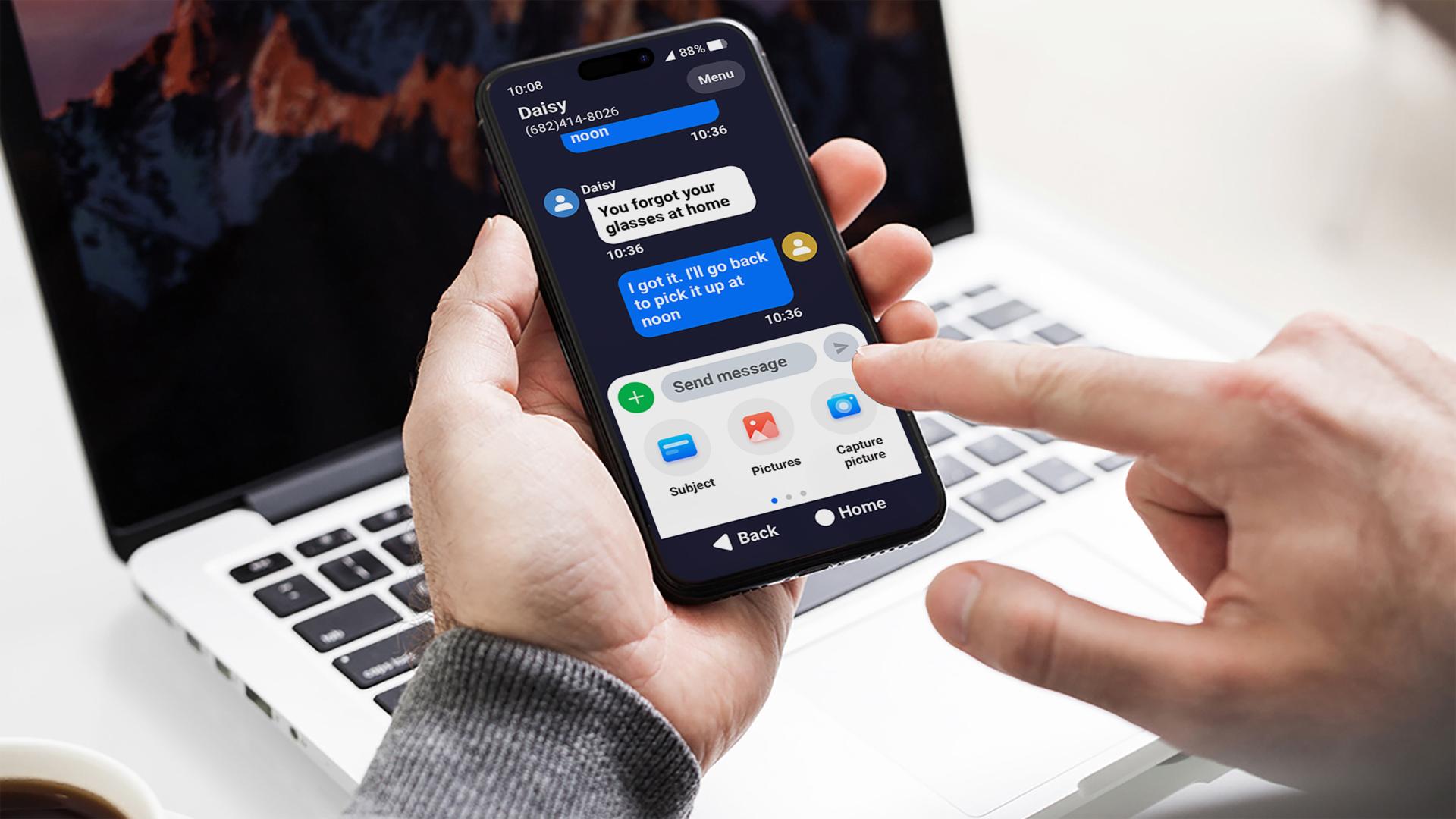 London Design Awards Winner - Professional Smartphone UI for Seniors