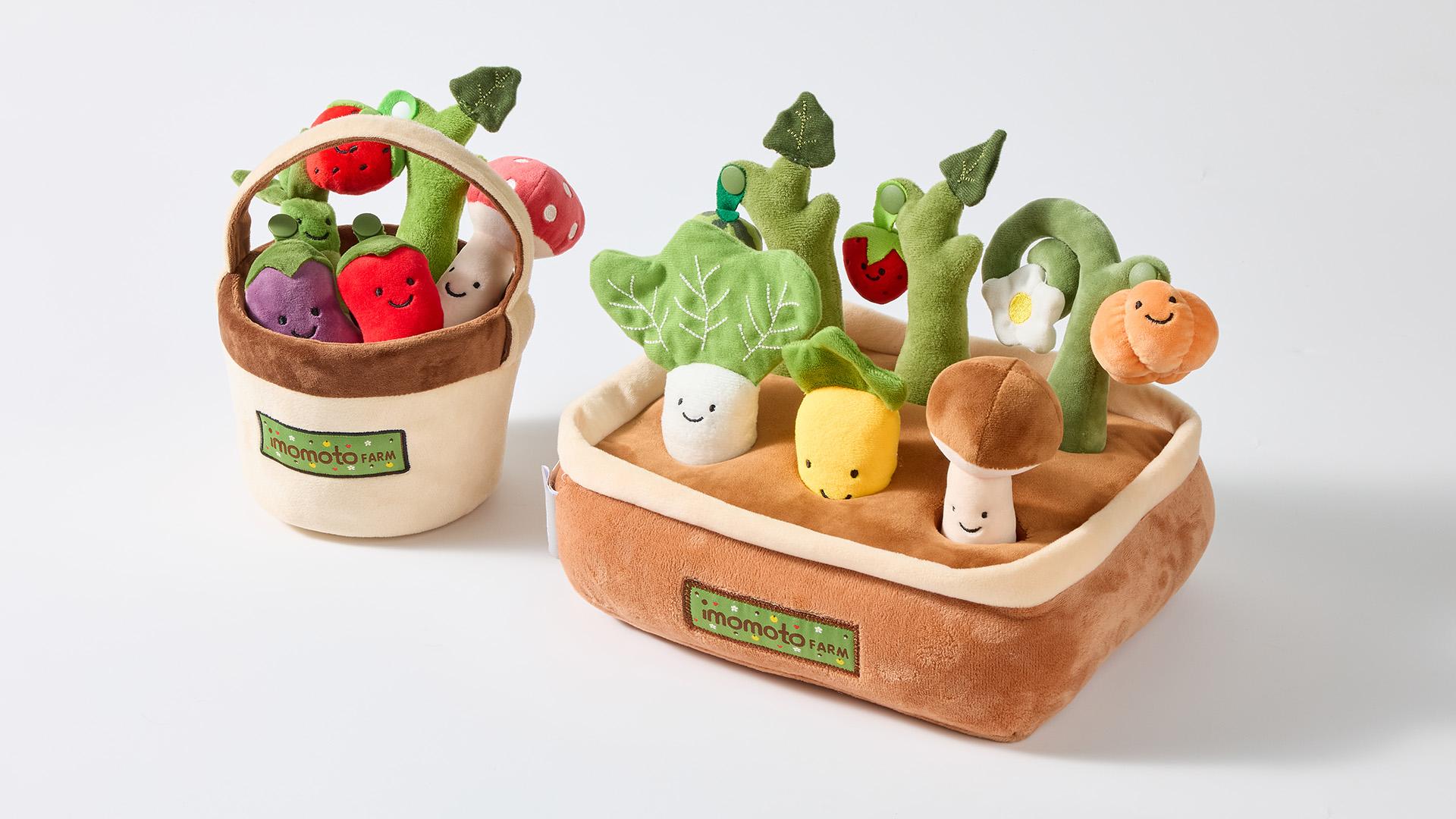 London Design Awards Winner - Plush Carrots Pulling in Fruit and Vegetable Farm