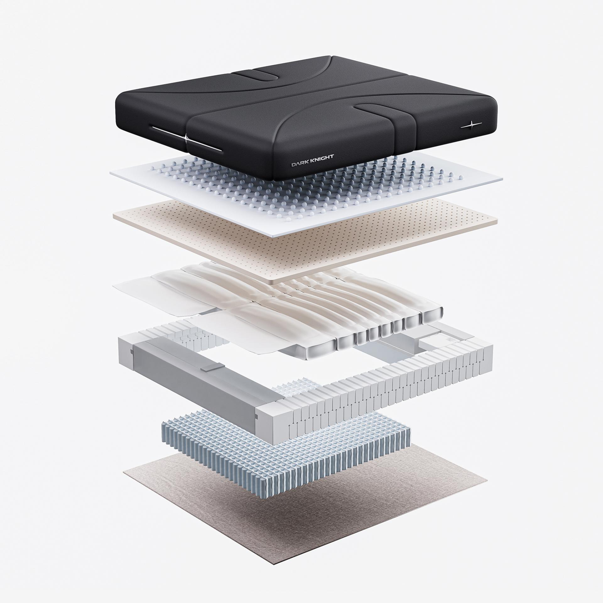 London Design Awards Winner - Dark Knight AI Smart Mattress