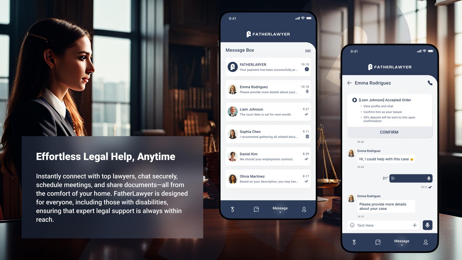 London Design Awards Winner - FatherLawyer: Empowering Lives Through Legal Support