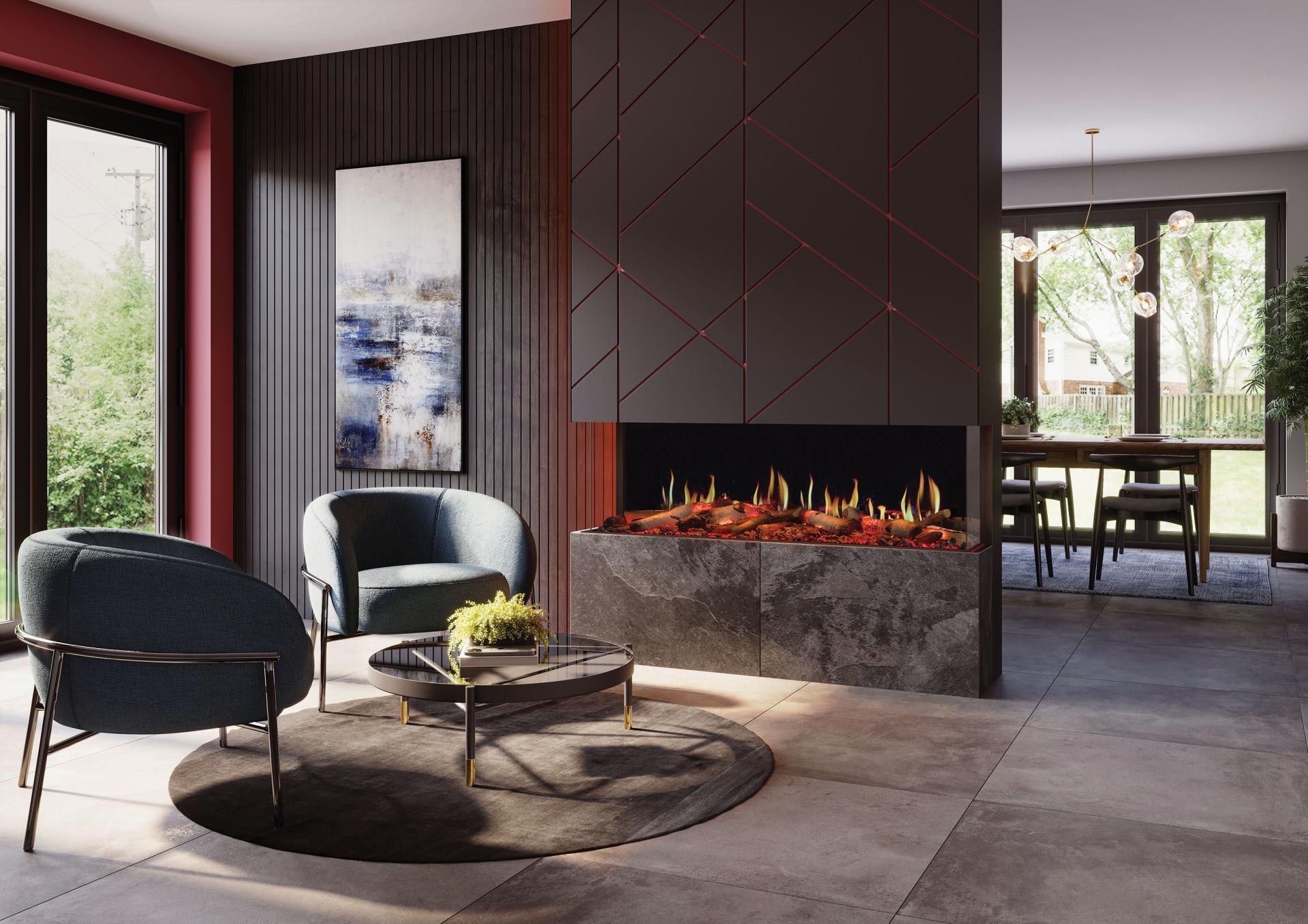 London Design Awards Winner - Onyx Fusion 150RW Electric Fire
