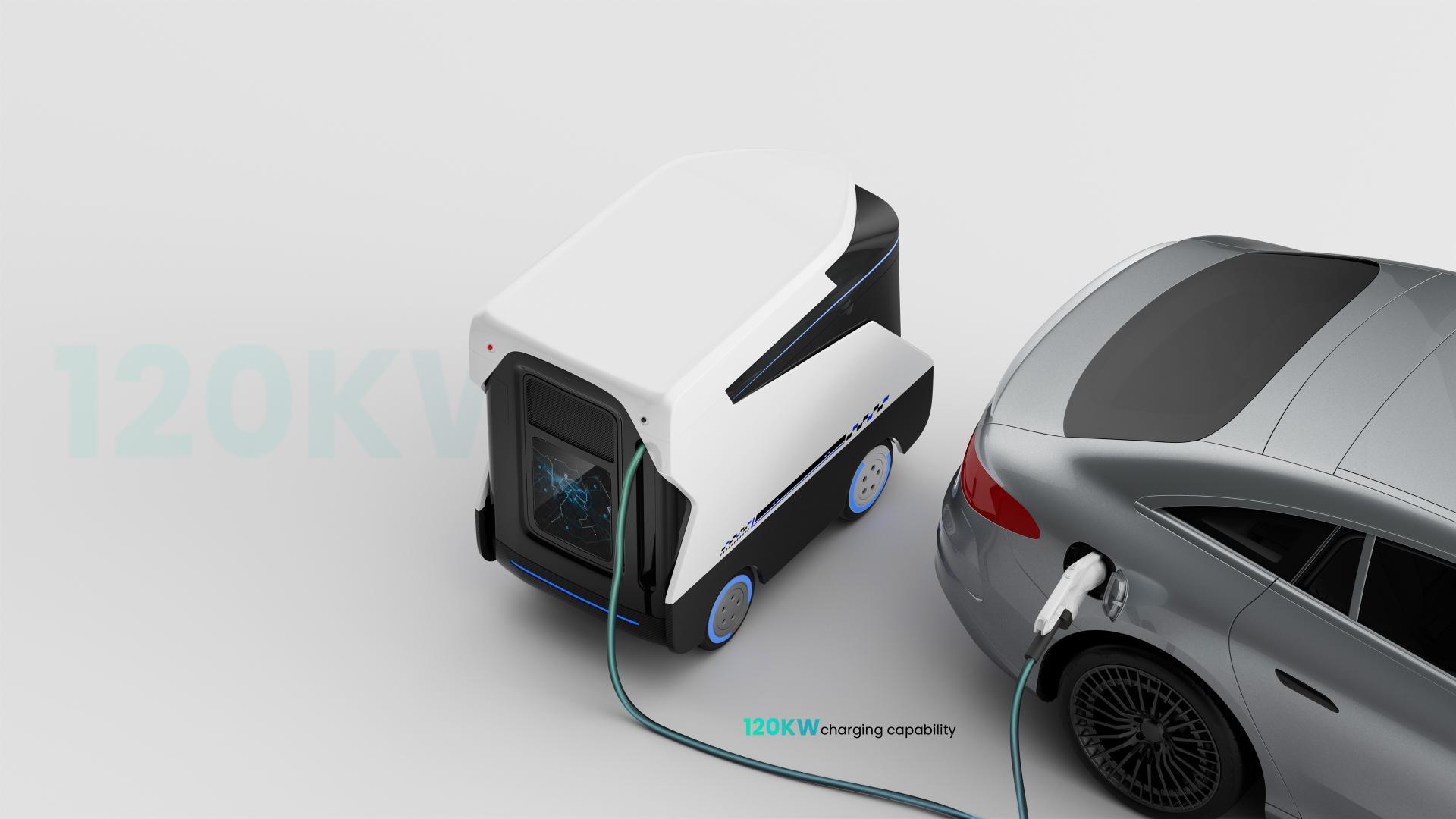 London Design Awards Winner - RYC New-Generation Mobile Energy Storage & Charging Vehicle