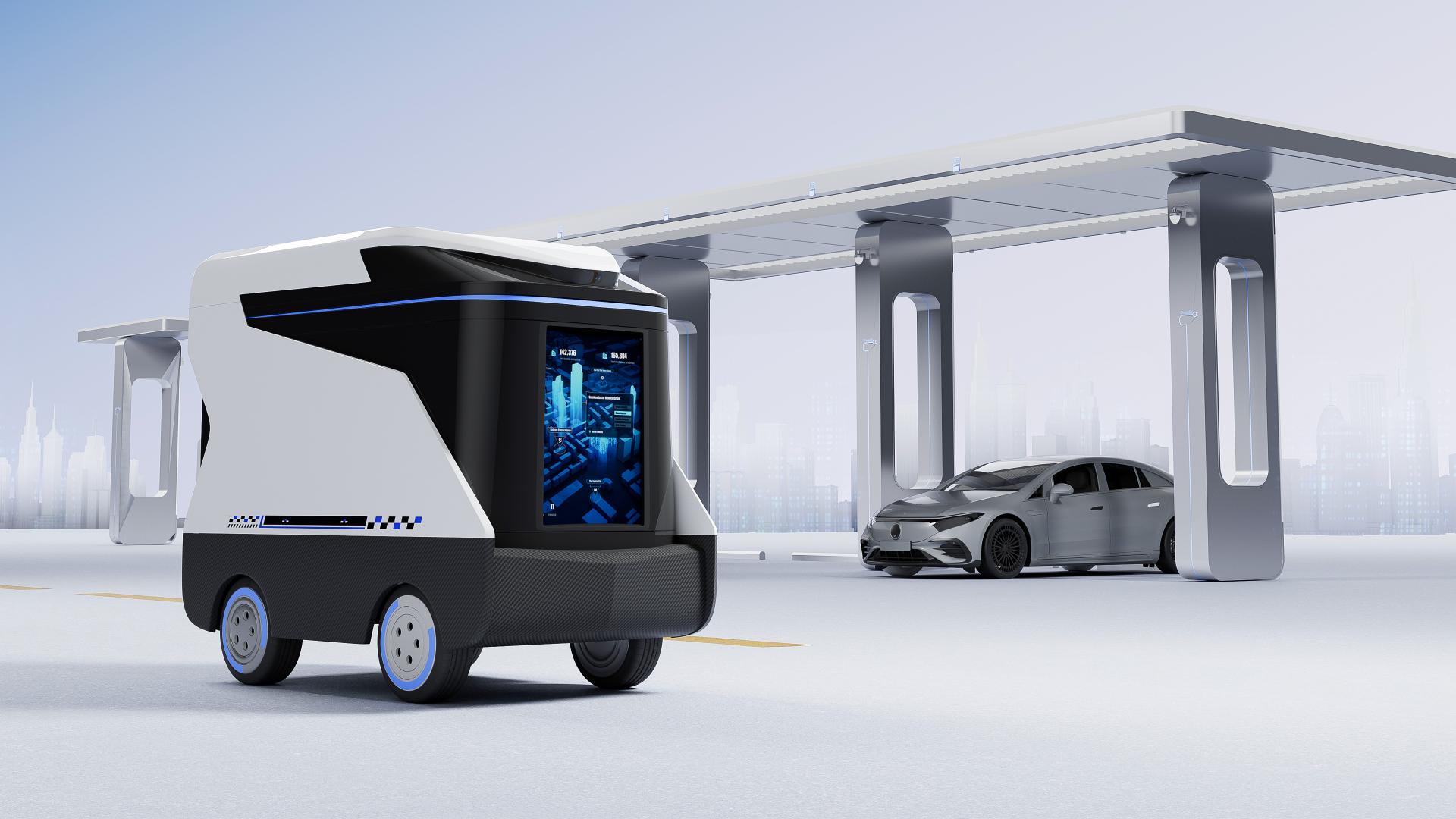 London Design Awards Winner - RYC New-Generation Mobile Energy Storage & Charging Vehicle