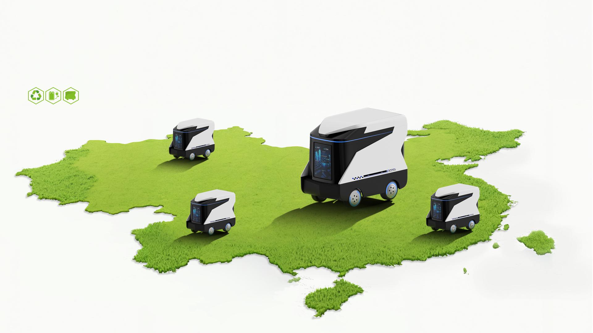 London Design Awards Winner - RYC New-Generation Mobile Energy Storage & Charging Vehicle