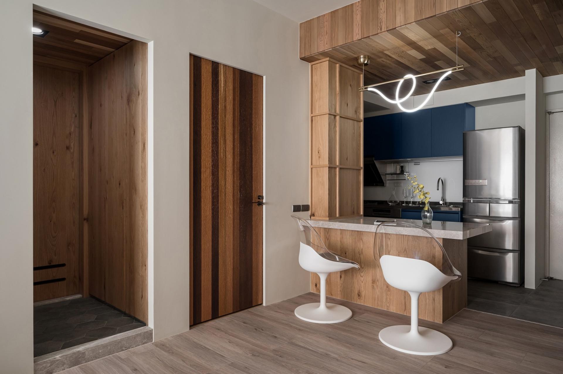 London Design Awards Winner - A non-toxic home made of wood of Luanta-fir 
