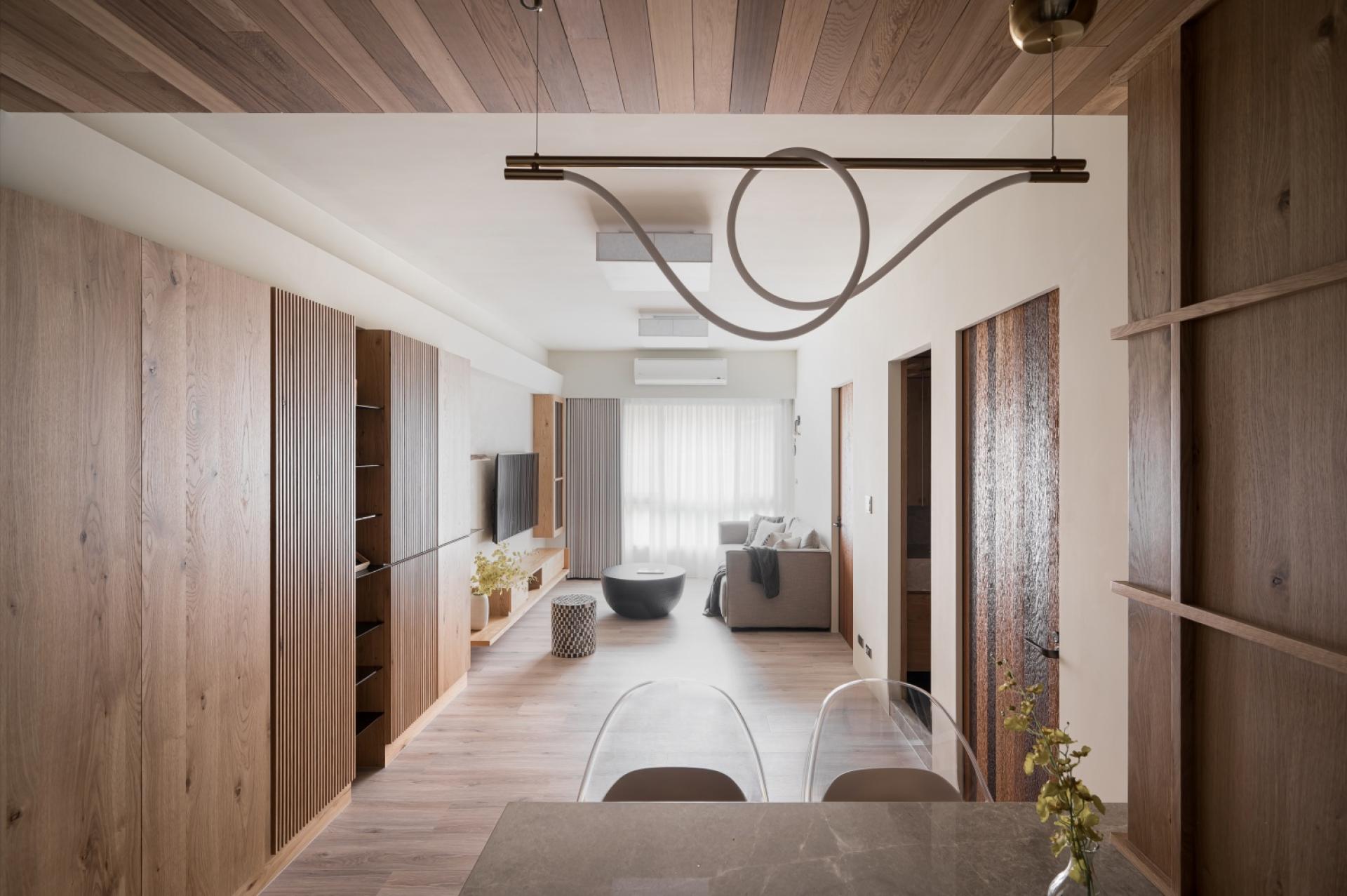 London Design Awards Winner - A non-toxic home made of wood of Luanta-fir 