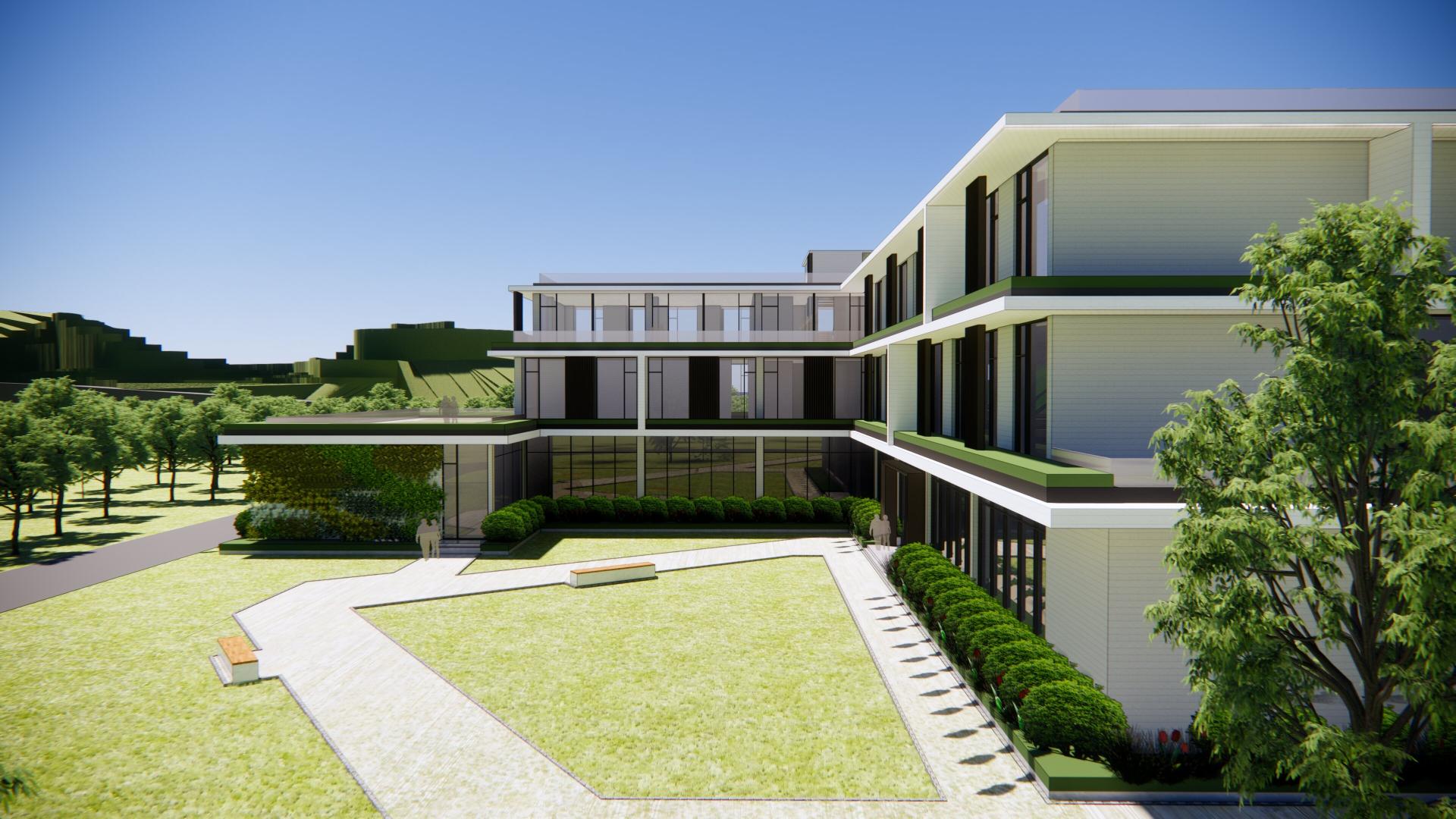 London Design Awards Winner - Qinglinjing Reservoir Office Building