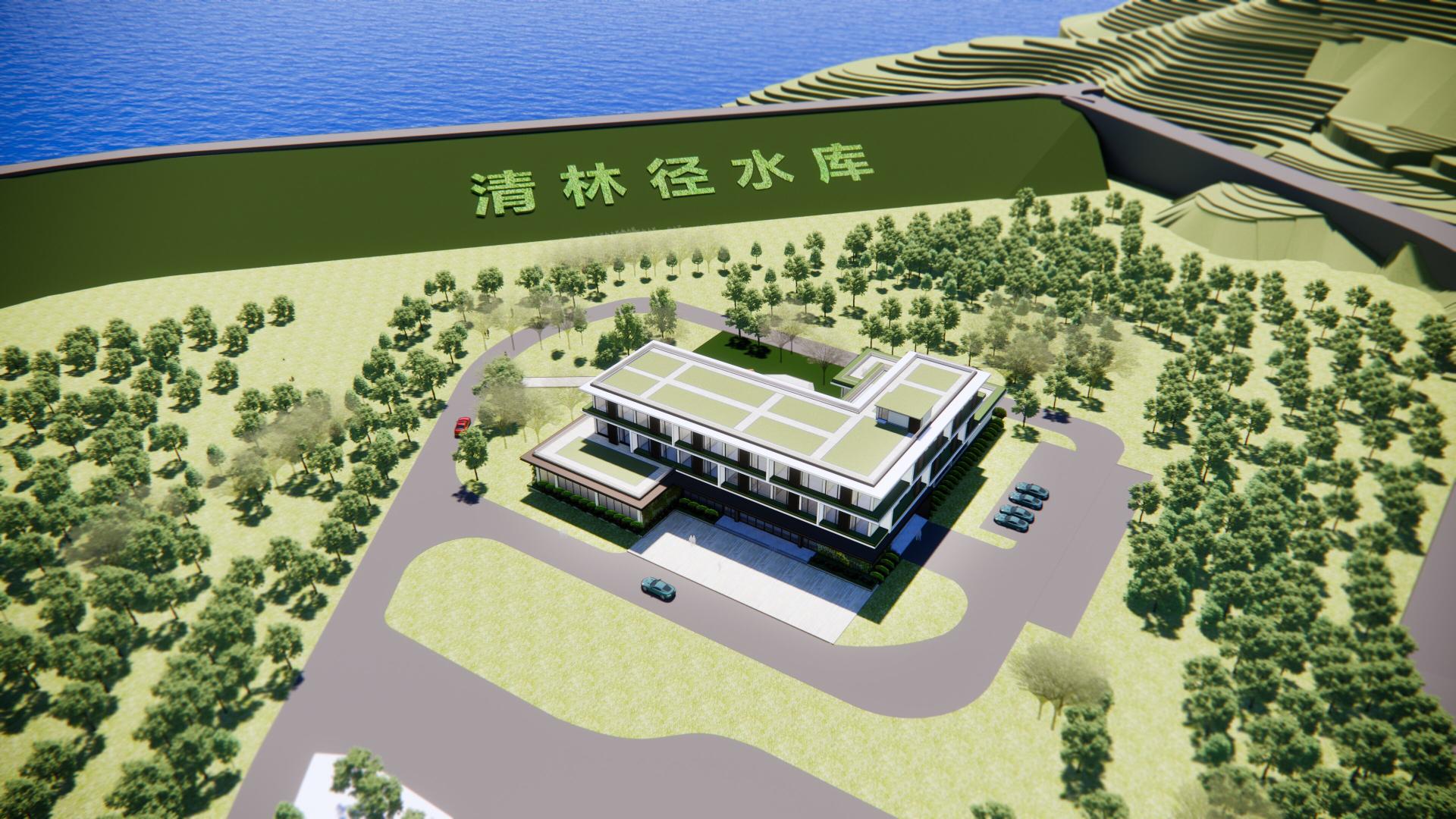 London Design Awards Winner - Qinglinjing Reservoir Office Building
