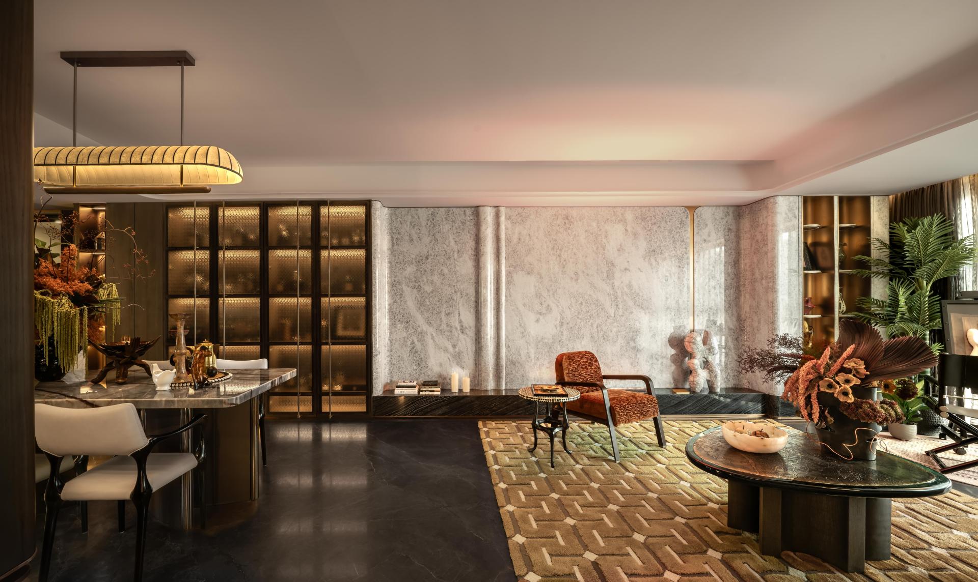 London Design Awards Winner - POLY PROPERTY EMBOSSED ELEGANCE SHOWROOM 
