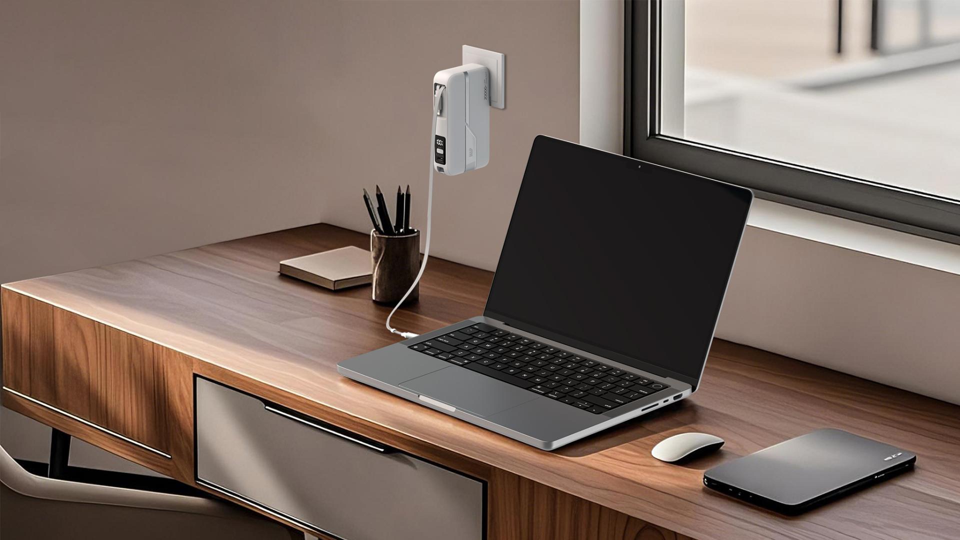 London Design Awards Winner - Power Bank with Retractable Cable