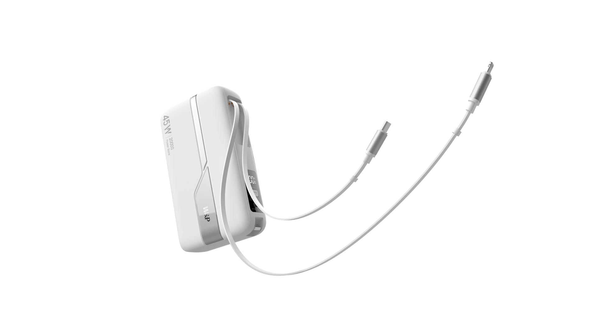 London Design Awards Winner - Power Bank with Retractable Cable