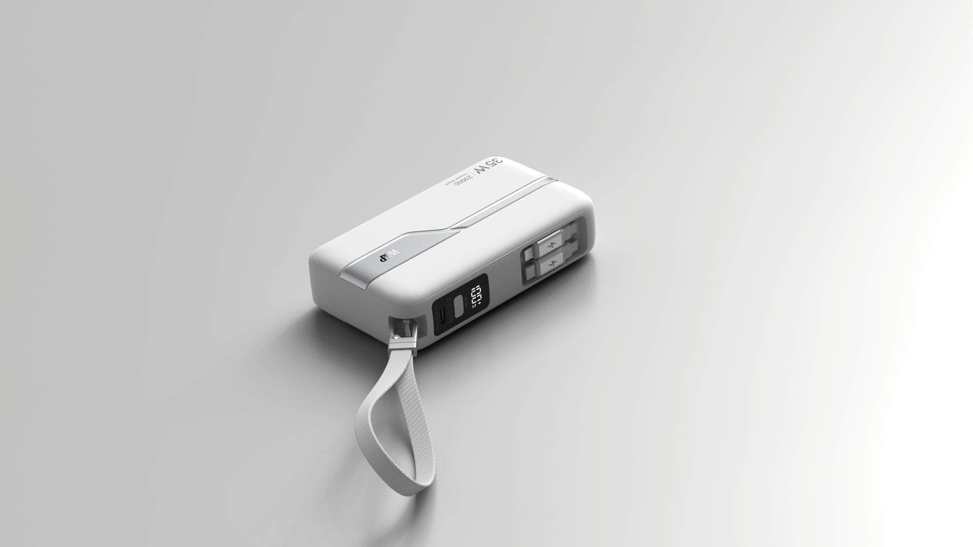 London Design Awards Winner - Power Bank with Retractable Cable